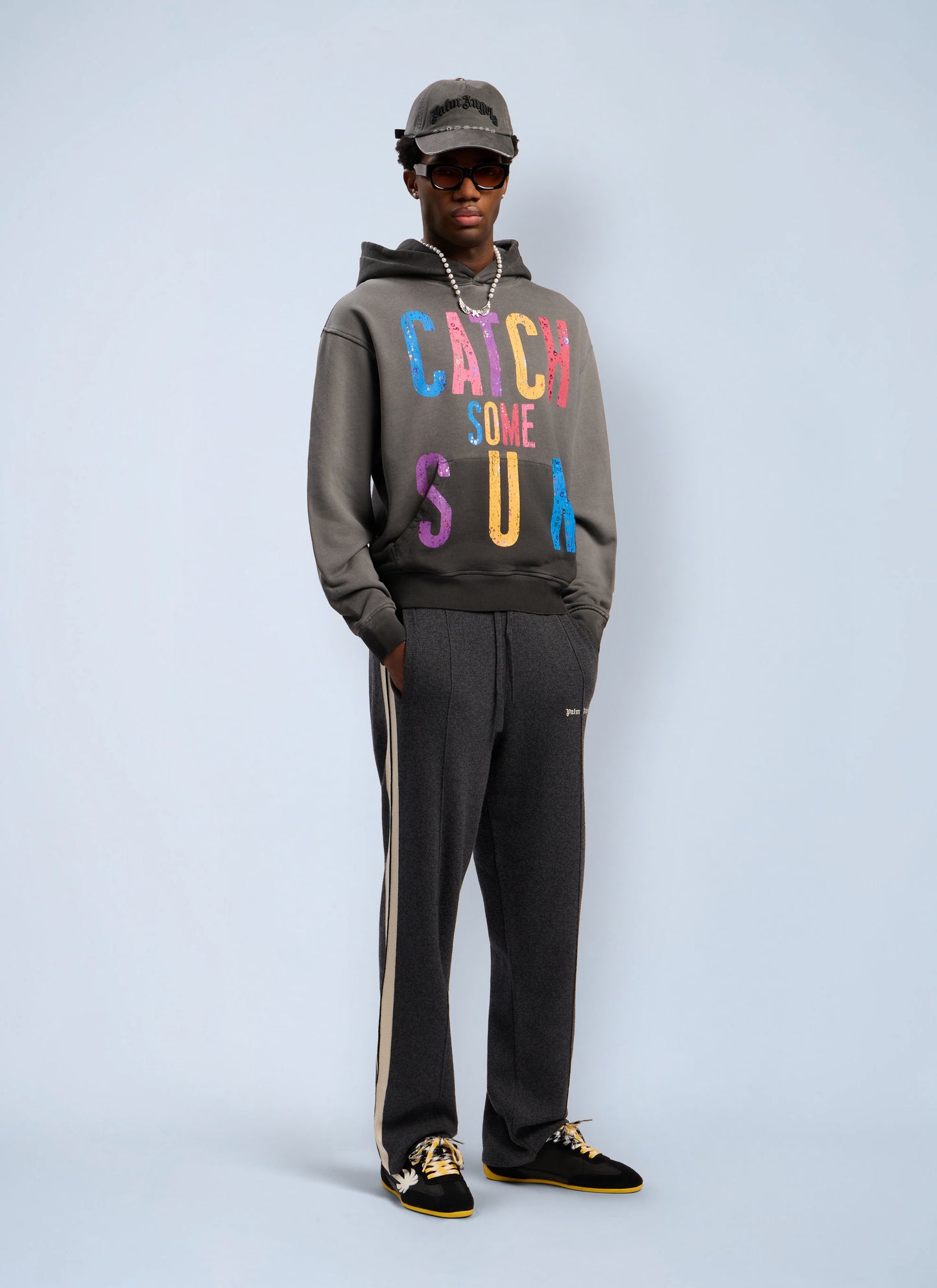 Palm Angels Men Classic Logo Knit Track Pants PALM ANGELS
