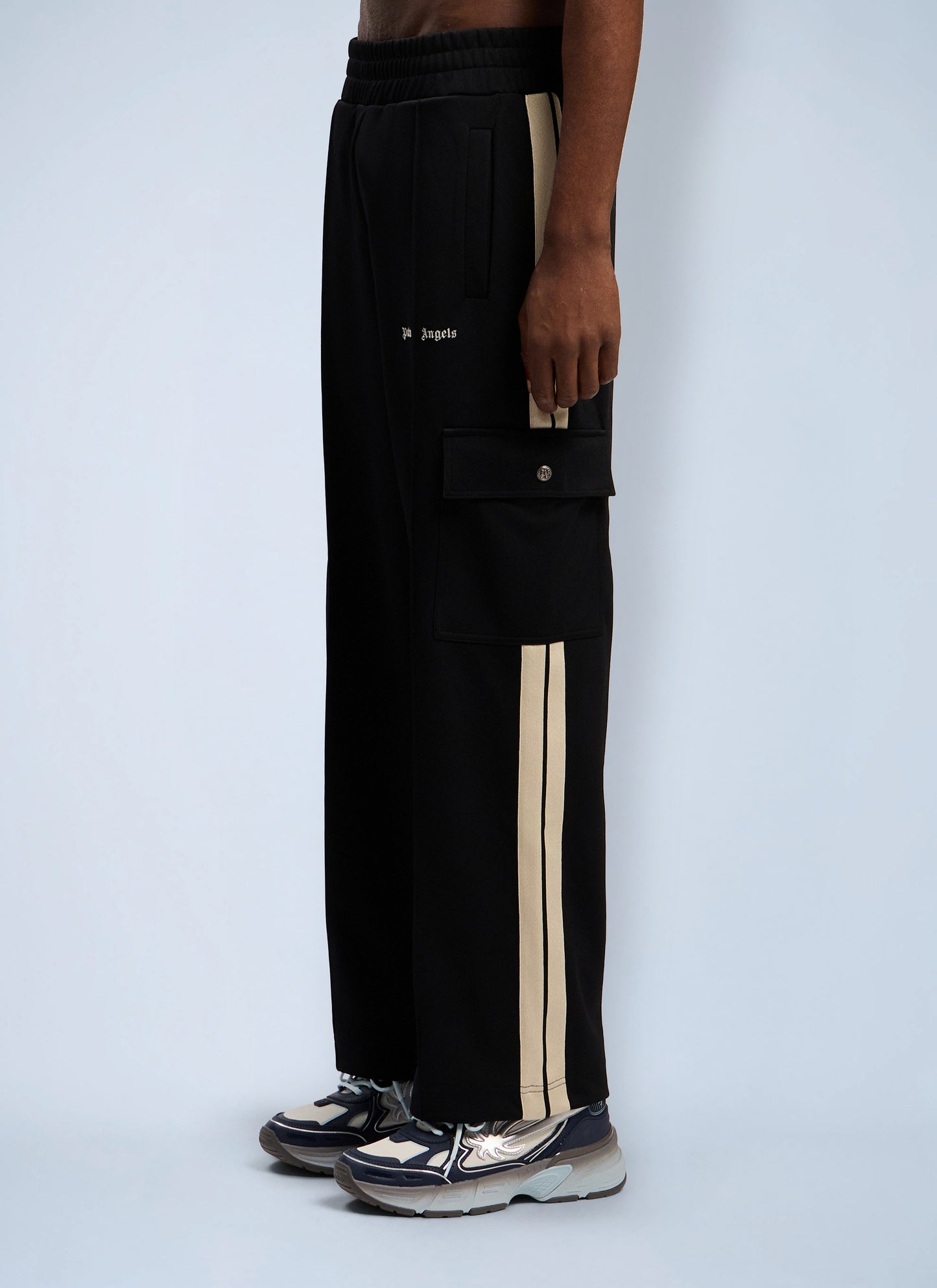 Palm Angels Men Classic Logo Cargo Track Pants PALM ANGELS
