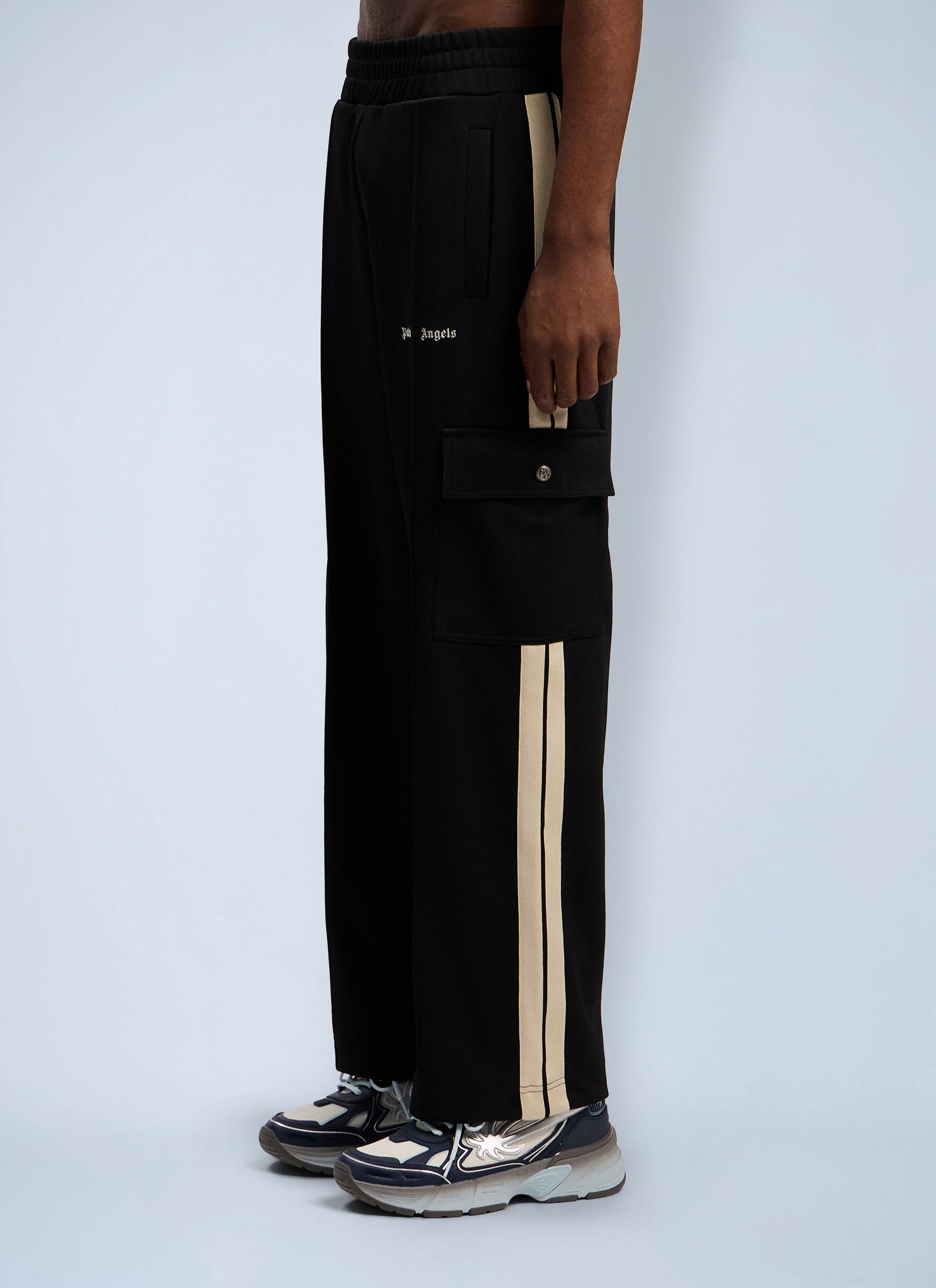 Palm Angels Men Classic Logo Cargo Track Pants PALM ANGELS