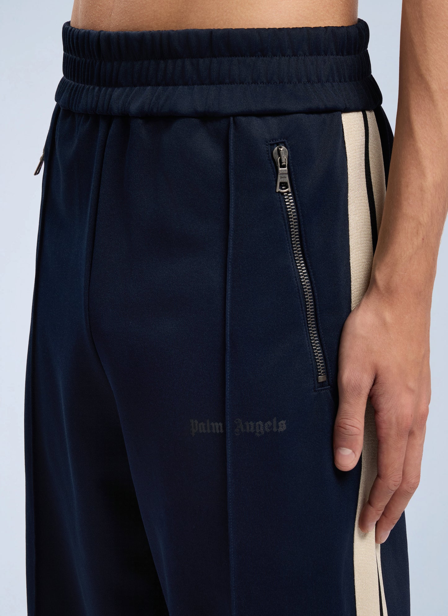 Palm Angels Men Classic Logo Zip-Up Track Pants PALM ANGELS
