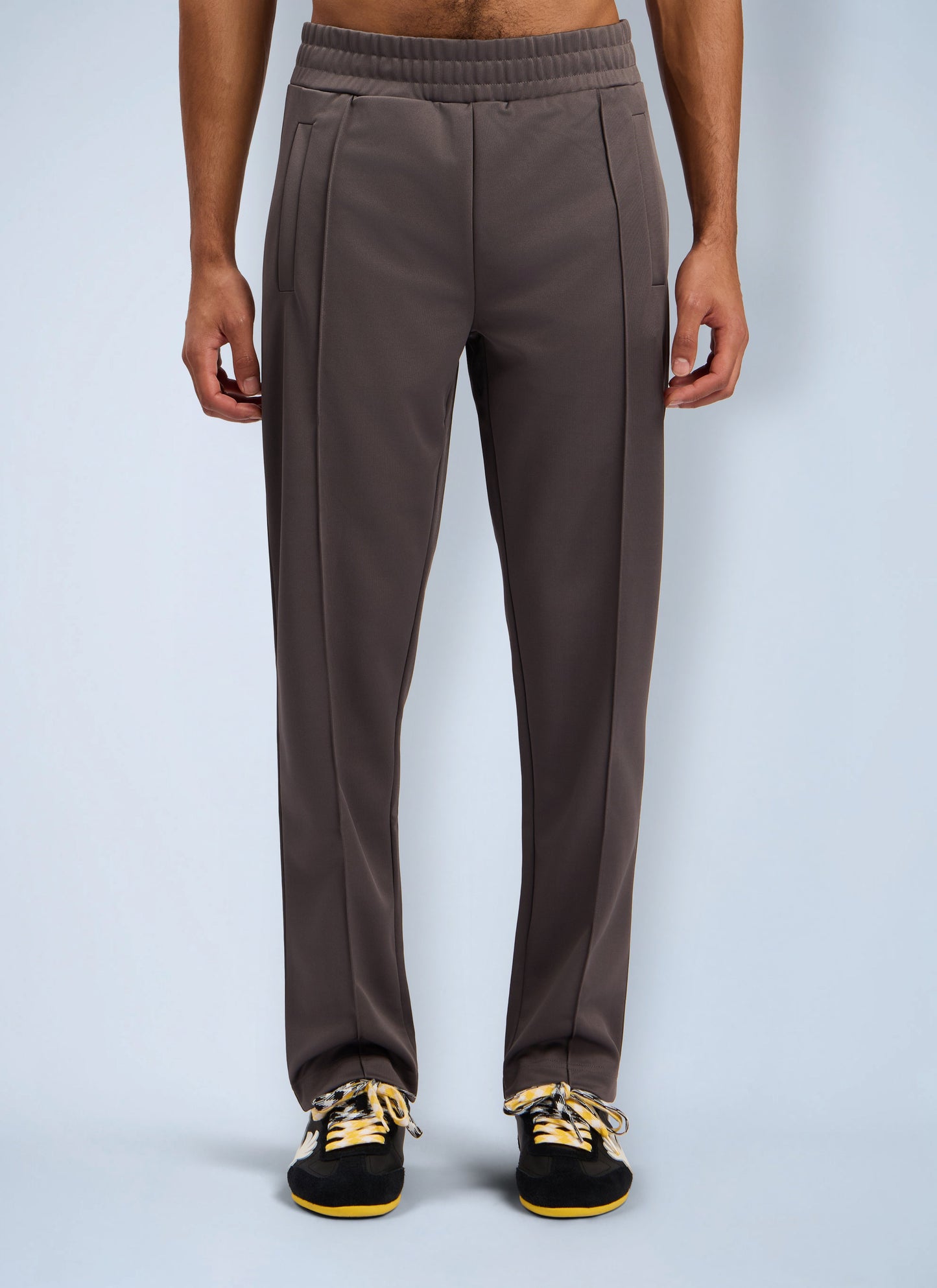 Palm Angels Men Curved Logo Track Pants PALM ANGELS