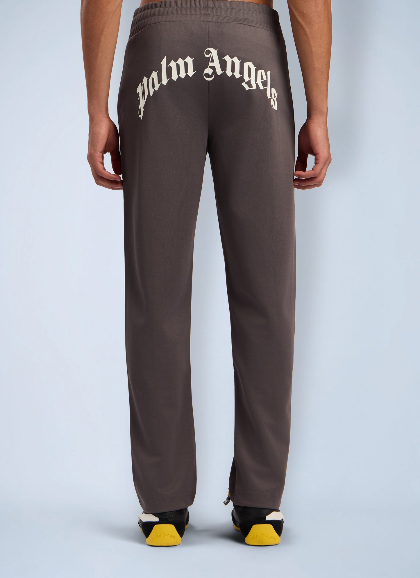 Palm Angels Men Curved Logo Track Pants PALM ANGELS