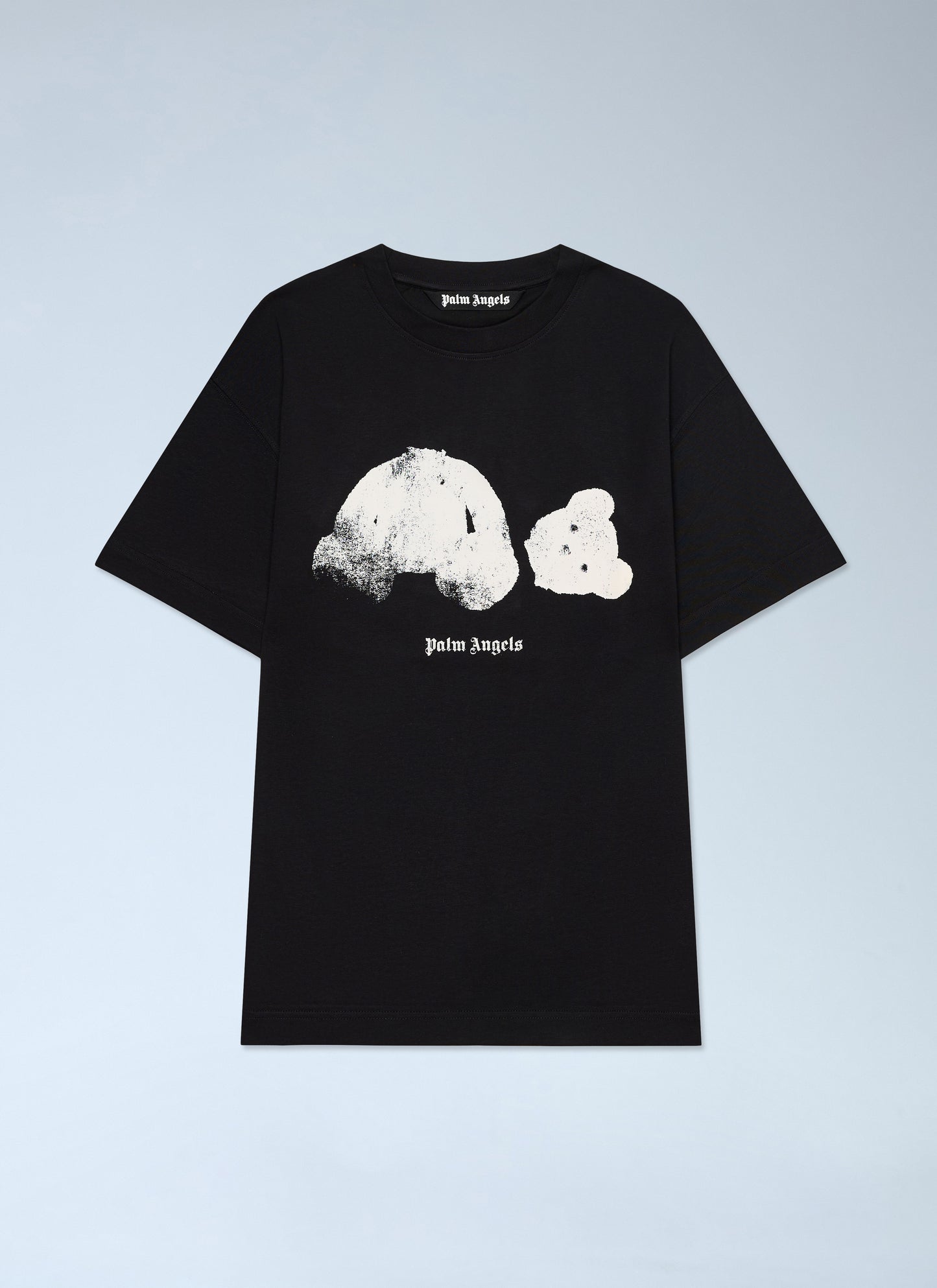 Palm Angels Men Spray Broken Bear T-Shirt PALM ANGELS