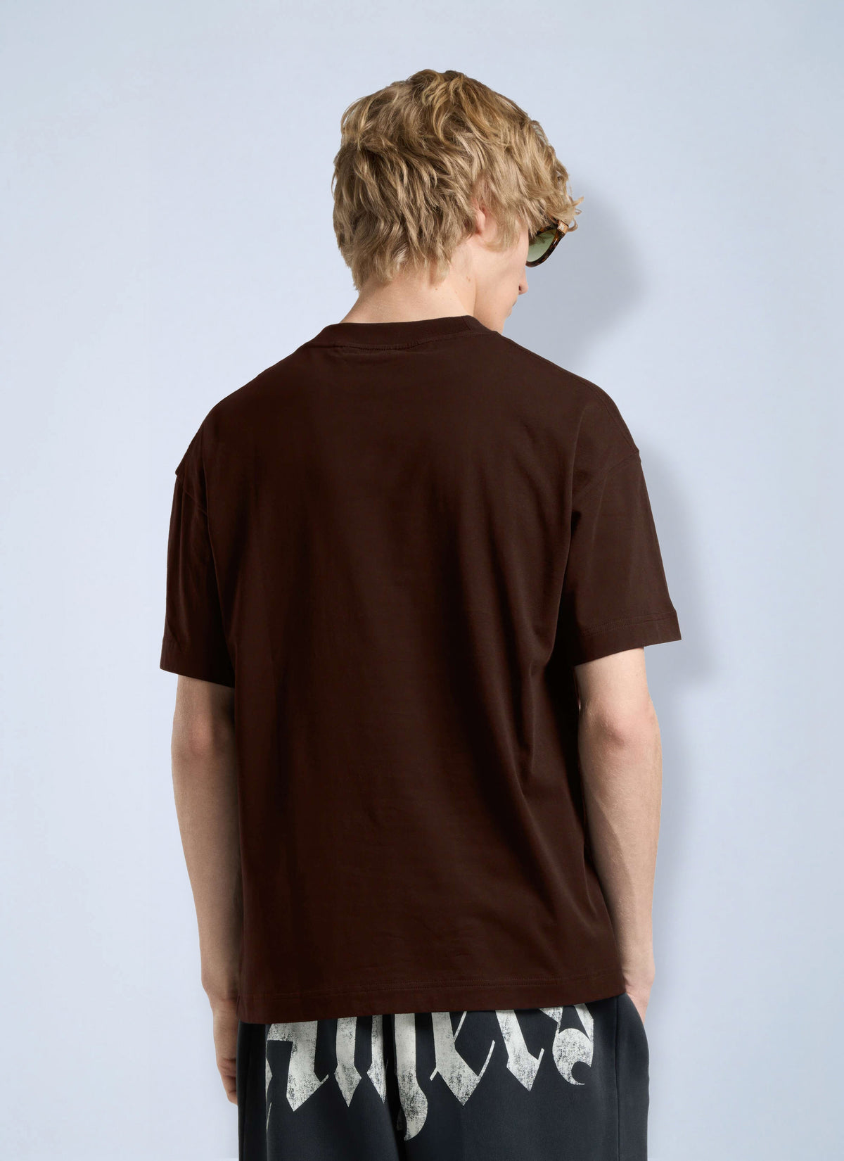 Palm Angels Men Brushed Palm Tree Regular Tee PALM ANGELS