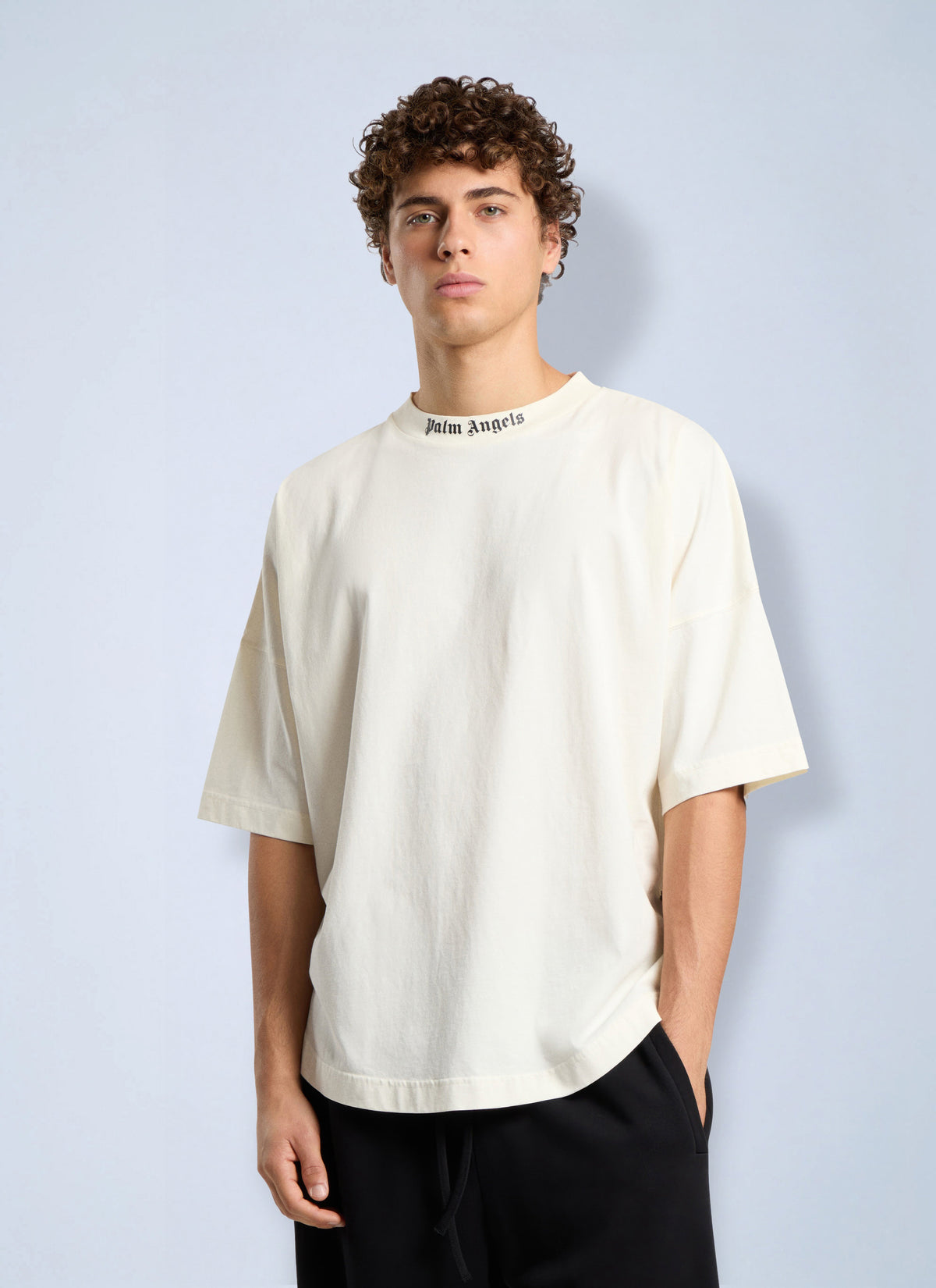Palm Angels Men Classic Logo Oversized  T-Shirt PALM ANGELS