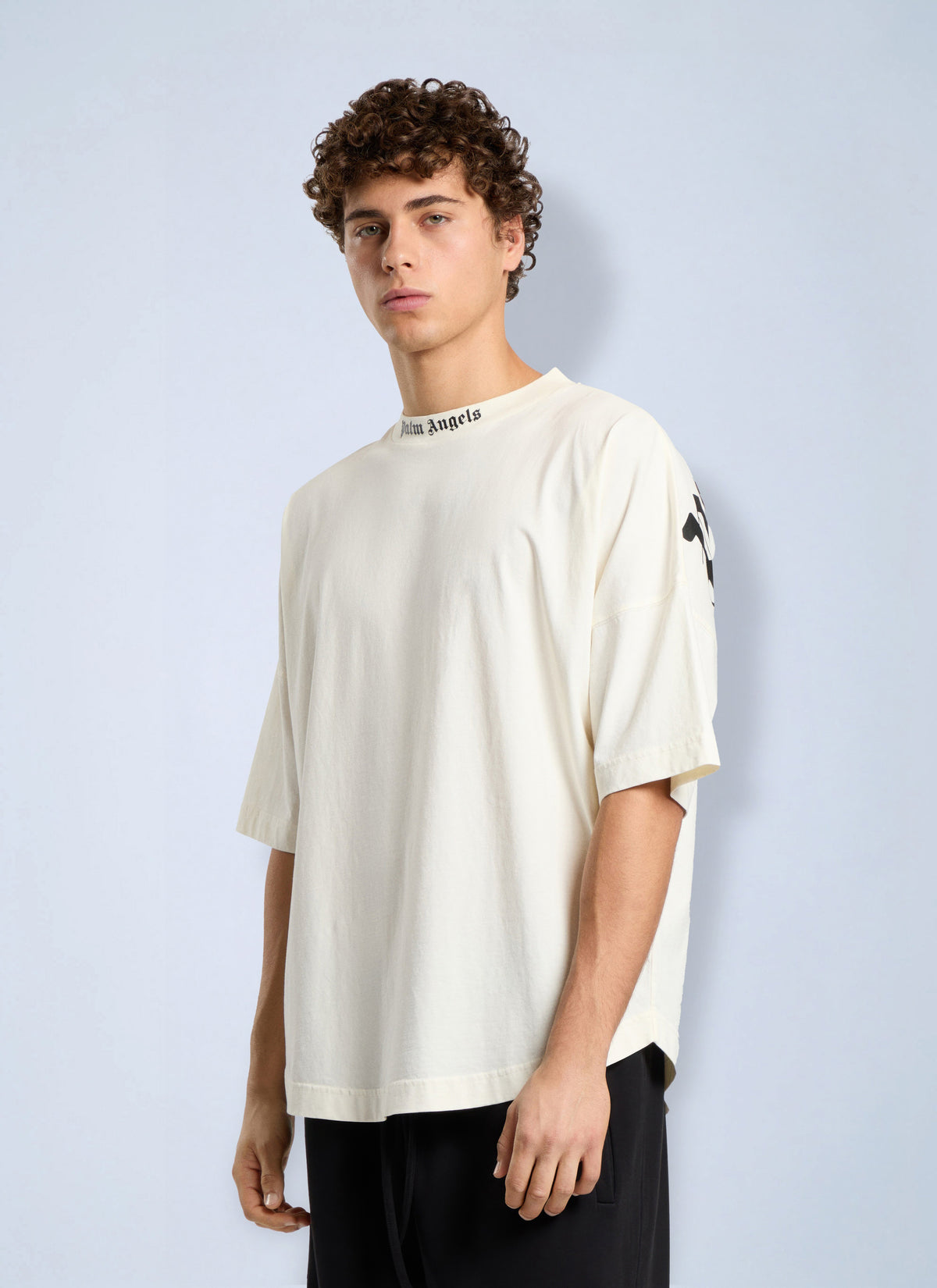 Palm Angels Men Classic Logo Oversized  T-Shirt PALM ANGELS