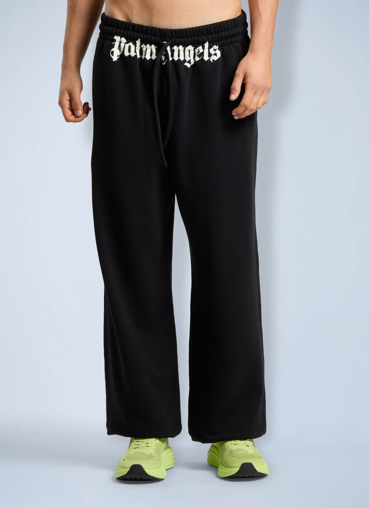 Palm Angels Men Waist Logo Sweatpants PALM ANGELS