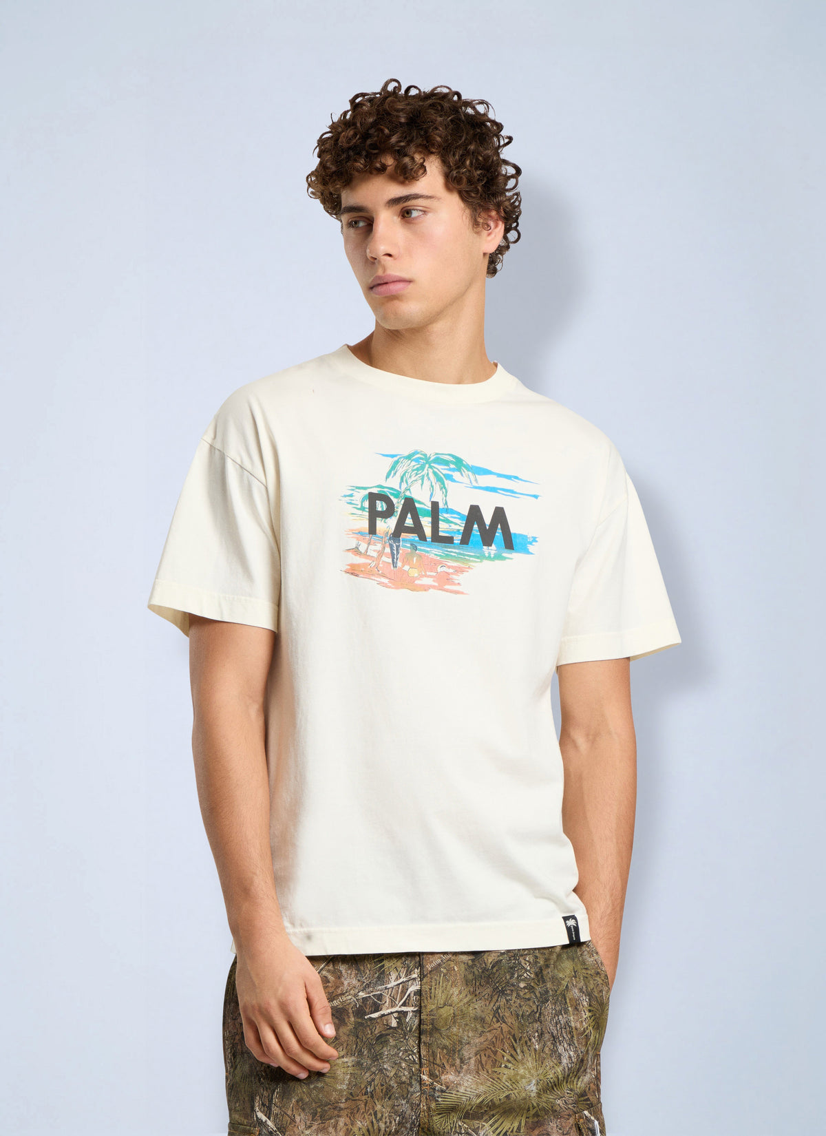 Palm Angels Men Palm Island Regular T-Shirt PALM ANGELS