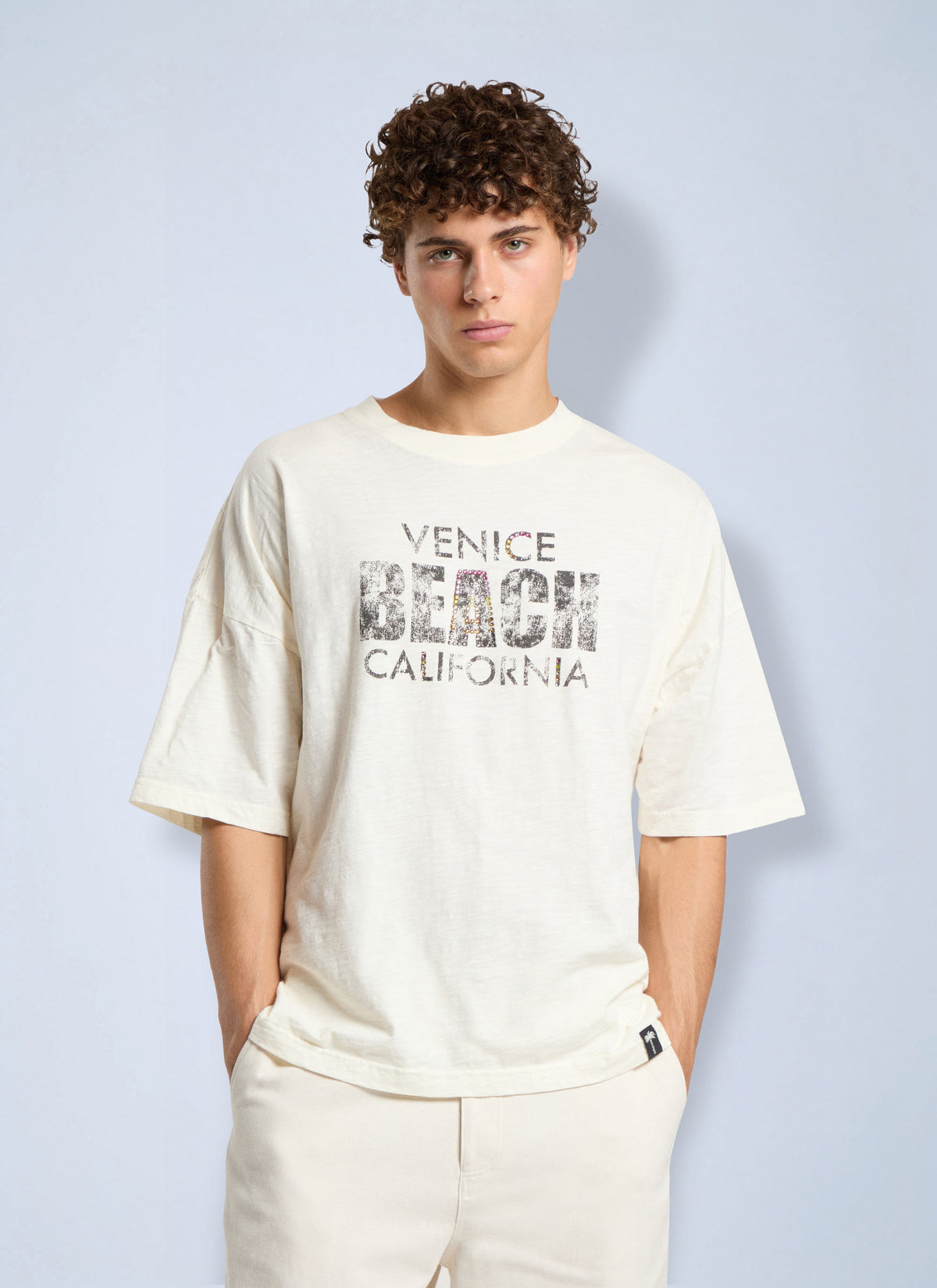 Palm Angels Men Cali Vibes Loose Tee PALM ANGELS