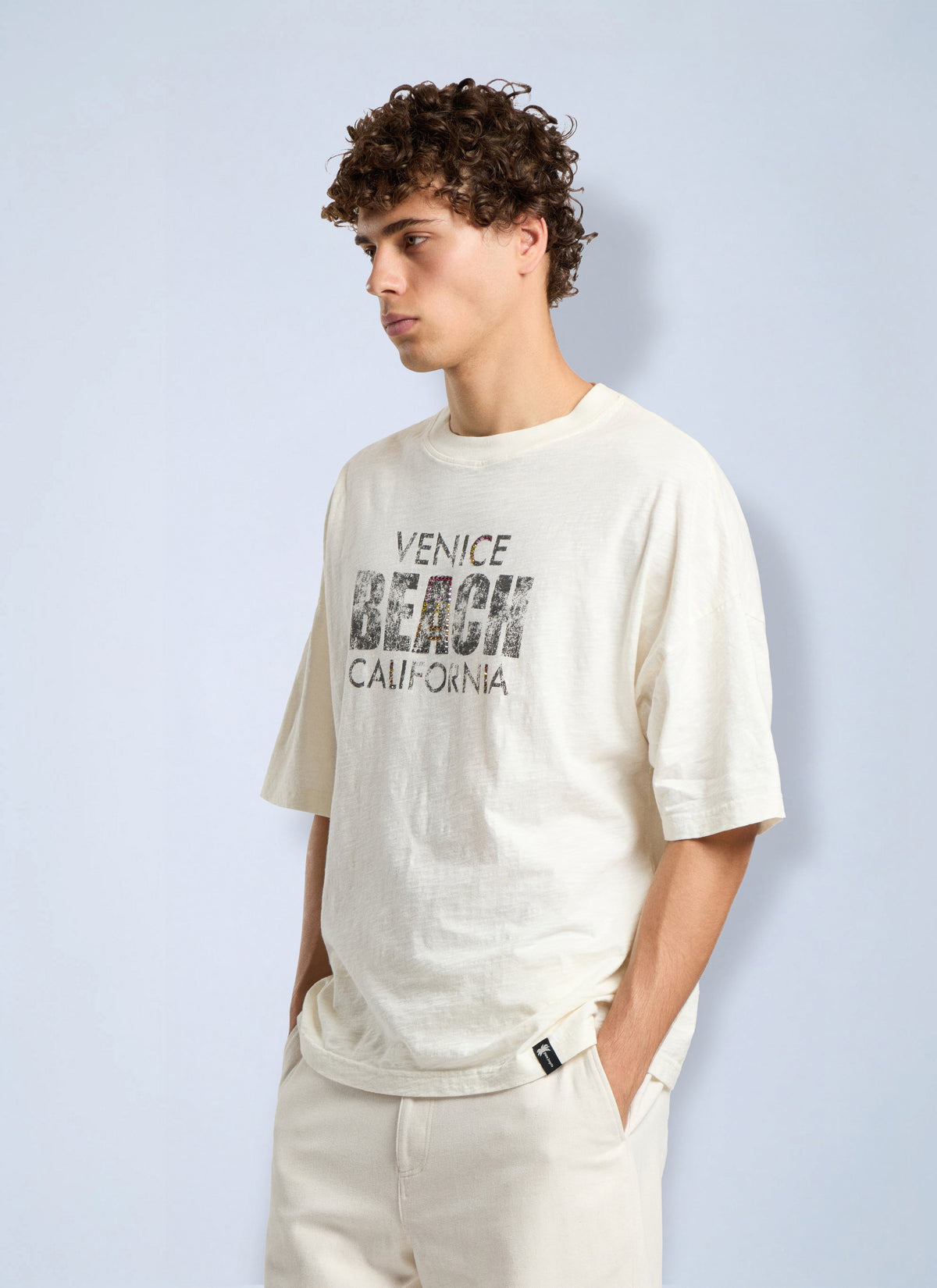 Palm Angels Men Cali Vibes Loose Tee PALM ANGELS