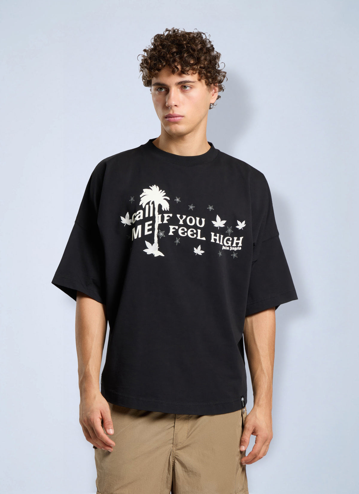 Palm Angels Men Feel High Oversized T-Shirt PALM ANGELS