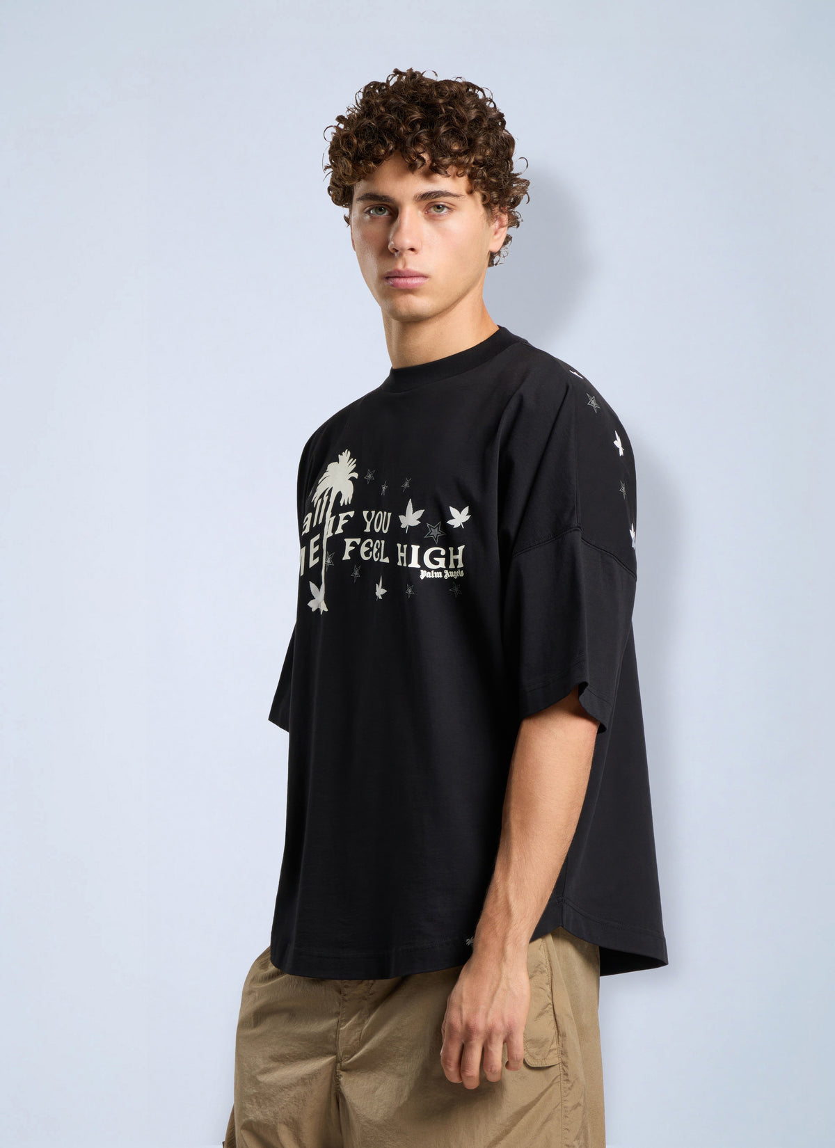 Palm Angels Men Feel High Oversized T-Shirt PALM ANGELS