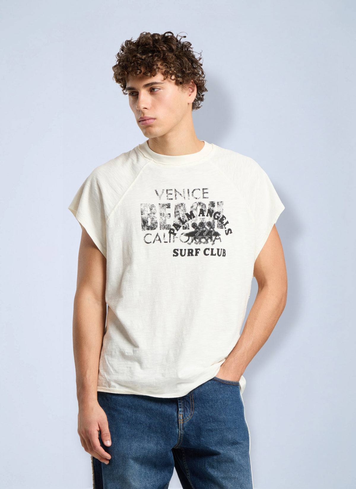 Palm Angels Men Surf Club Regular T-Shirt PALM ANGELS