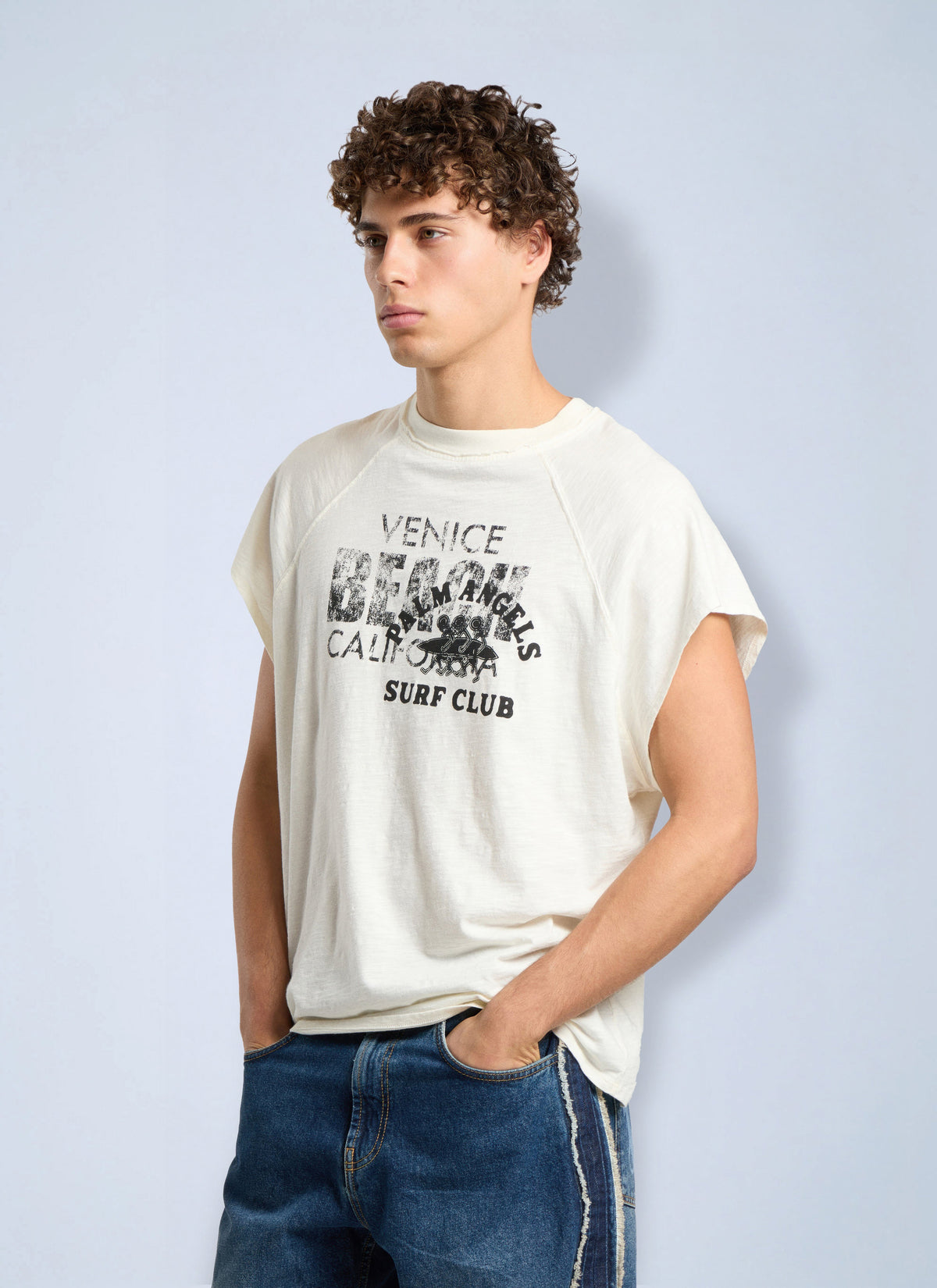 Palm Angels Men Surf Club Regular T-Shirt PALM ANGELS