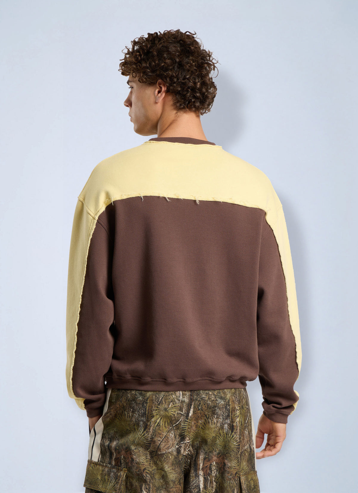 Palm Angels Men Vintage Logo Crewneck Sweatshirt PALM ANGELS
