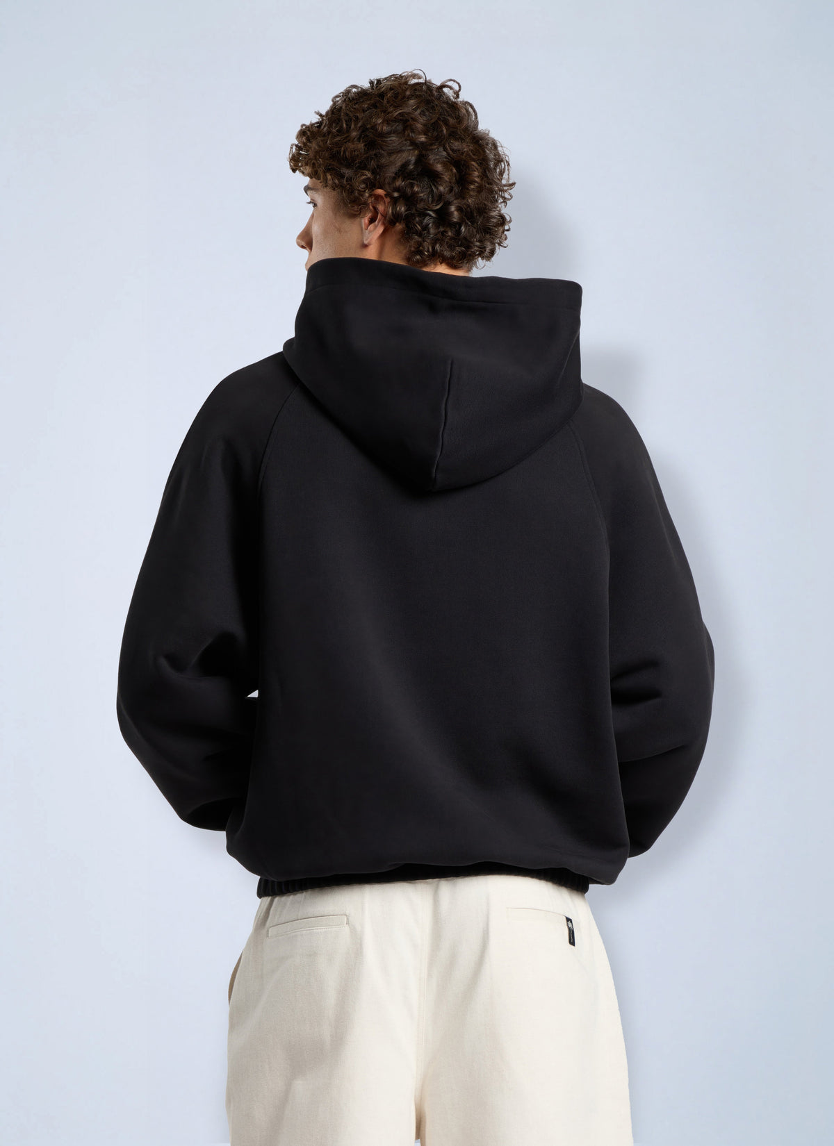 Palm Angels Men Vintage Box Logo Loose Hoodie PALM ANGELS