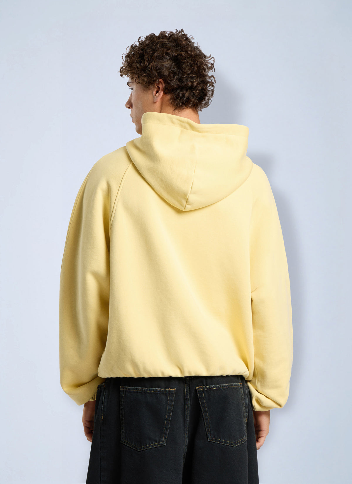 Palm Angels Men Vintage Box Logo Loose Hoodie PALM ANGELS