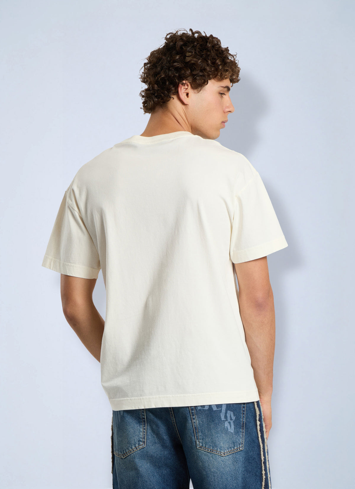 Palm Angels Men Stamp Logo Regular T-Shirt PALM ANGELS
