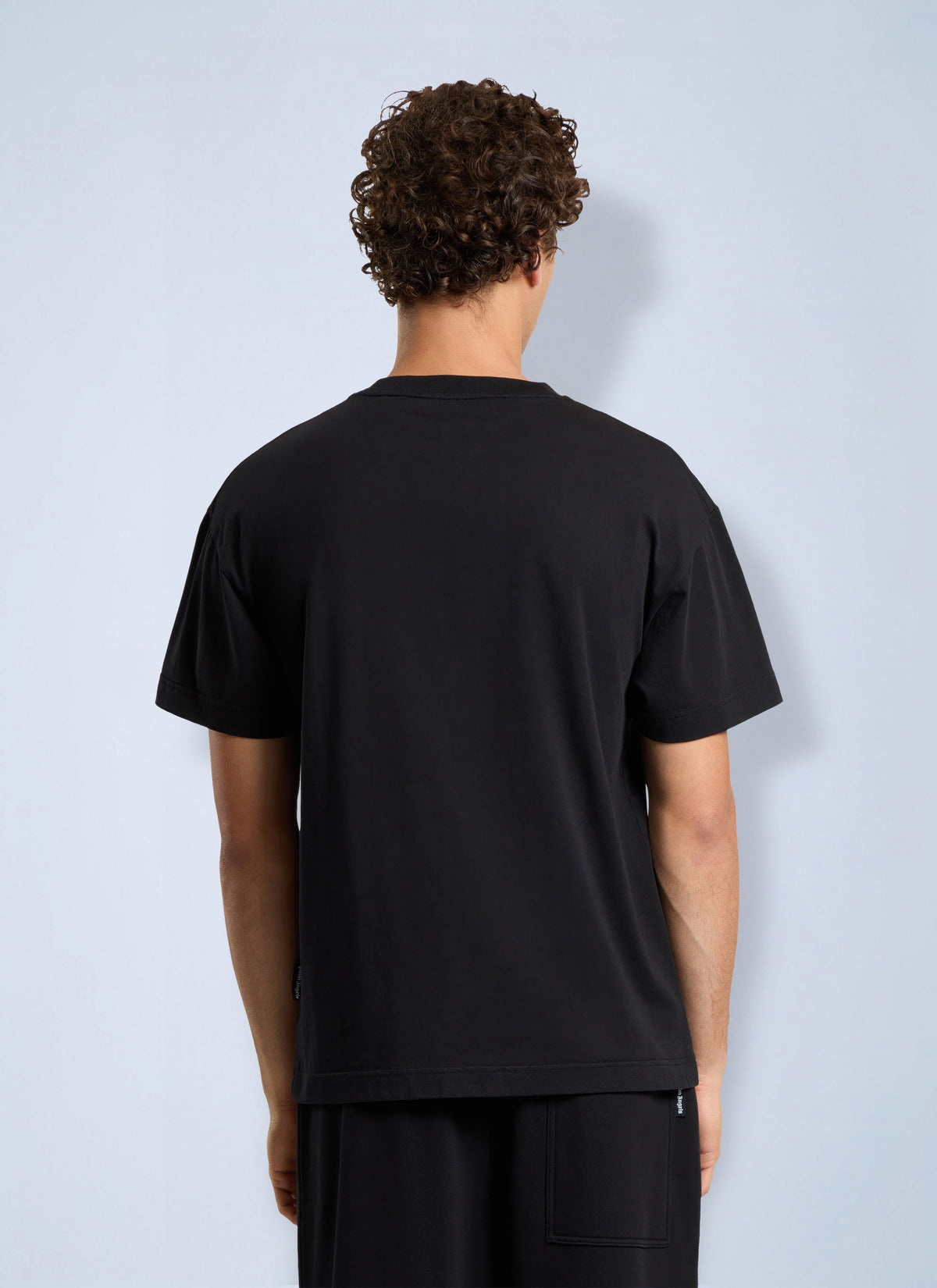 Palm Angels Men Stamp Logo Regular T-Shirt PALM ANGELS