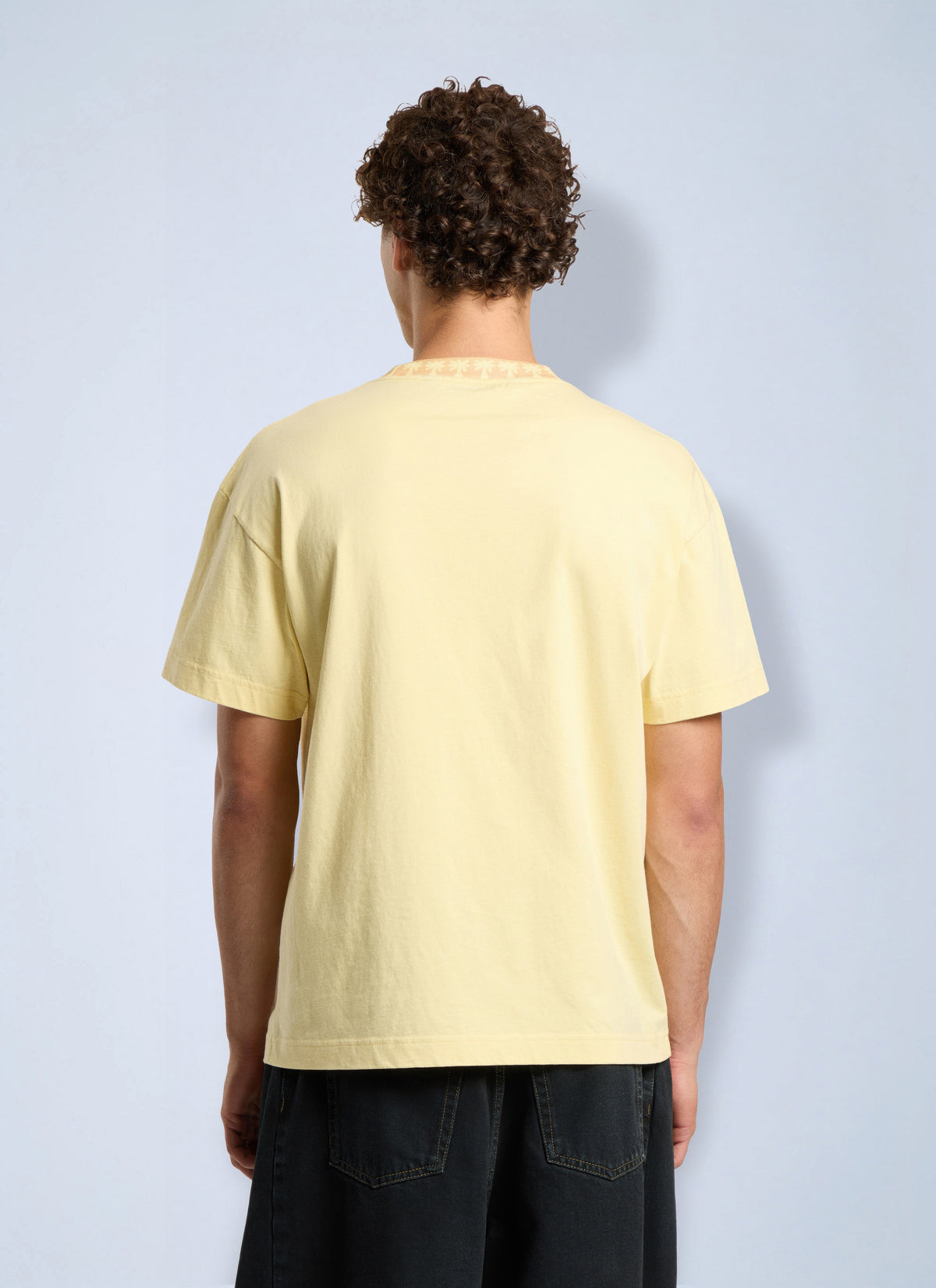 Palm Angels Men Palm Ribbed Regular T-Shirt PALM ANGELS