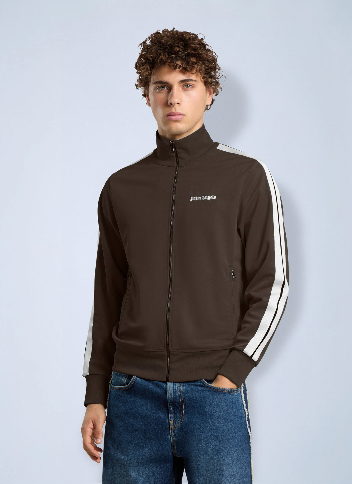 Palm Angels Men Classic Logo Track Jacket PALM ANGELS