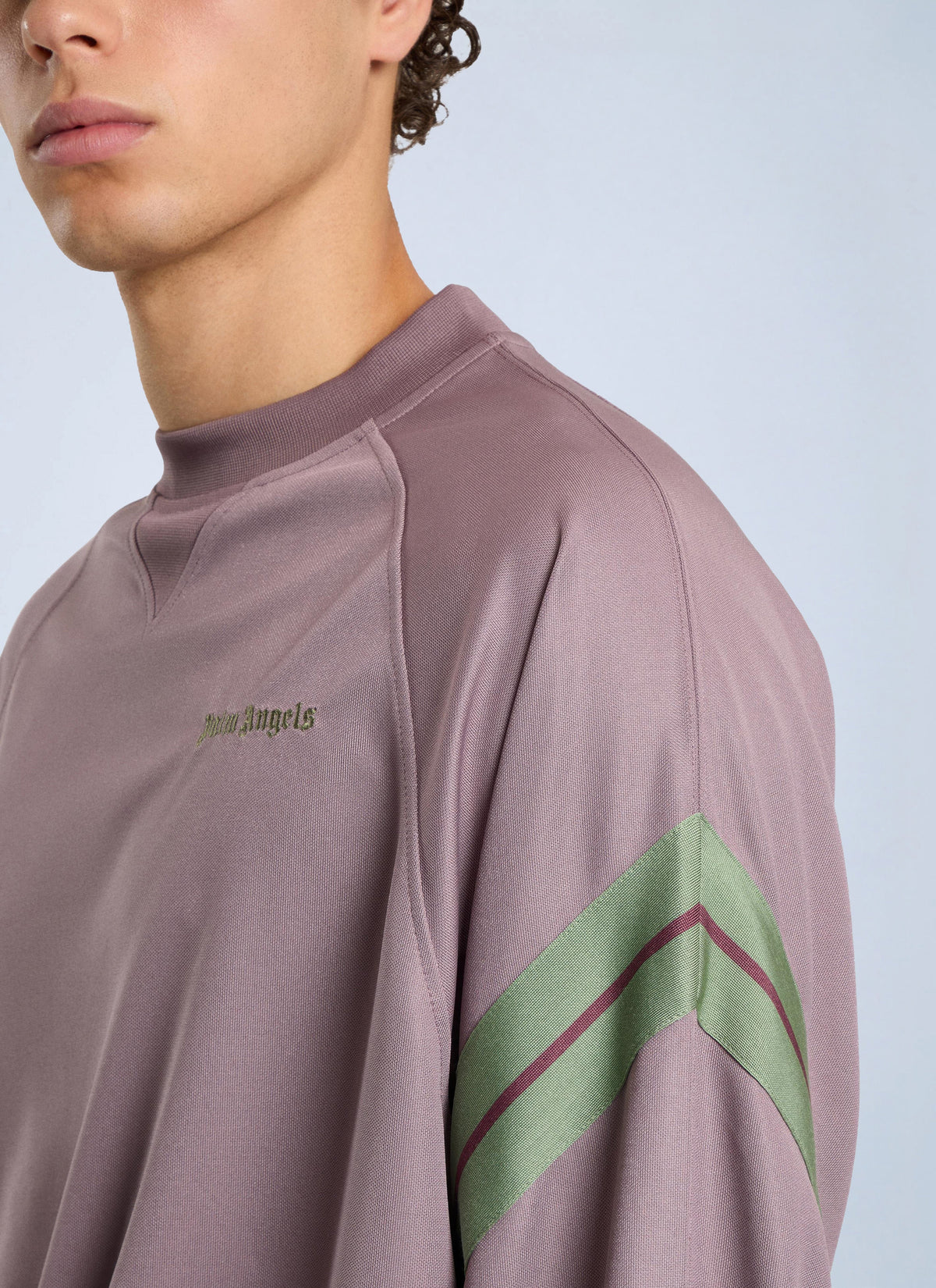 Palm Angels Men Urban Logo Track Crewneck PALM ANGELS