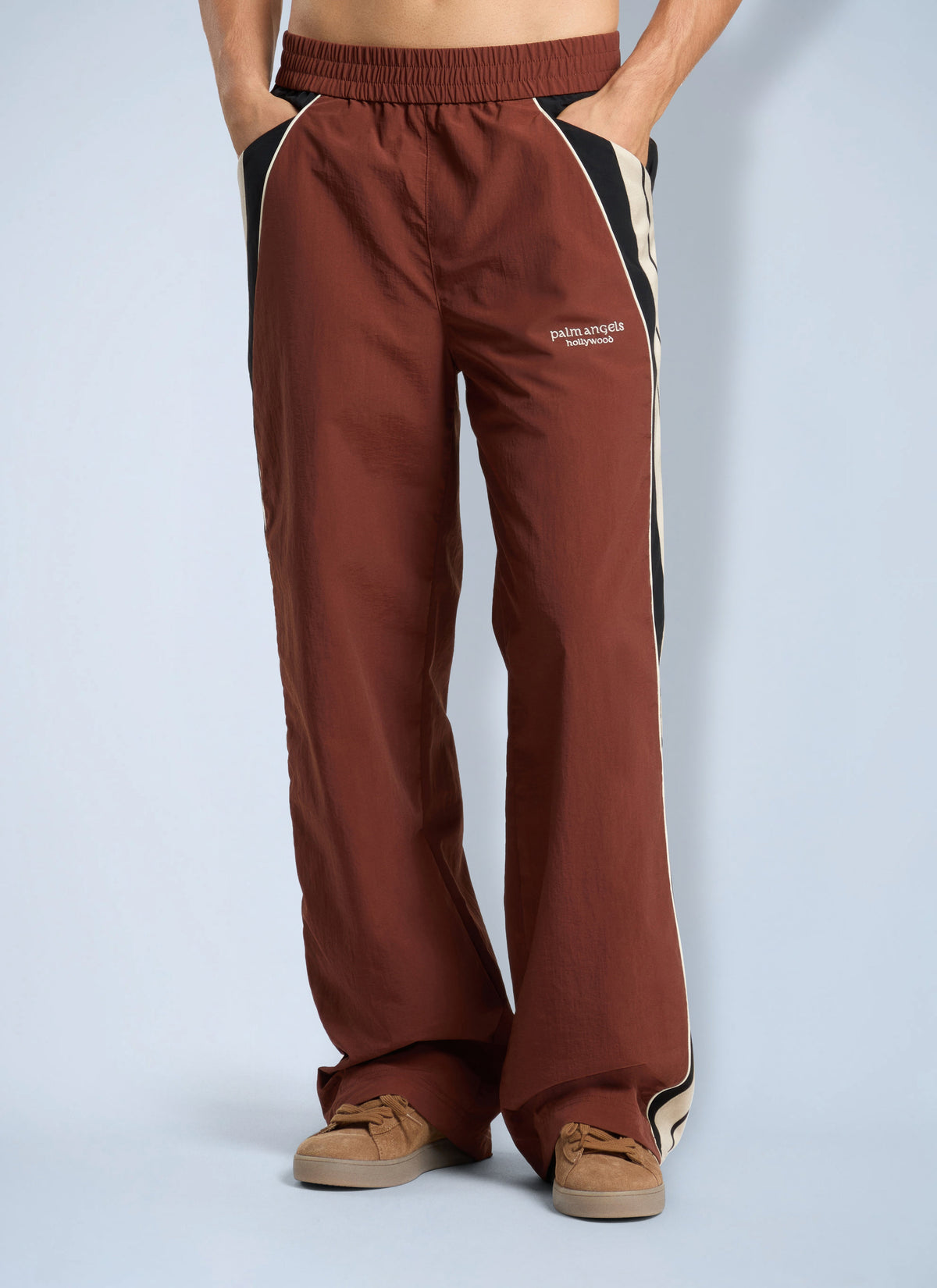 Palm Angels Men Hollywood Nylon Pants PALM ANGELS