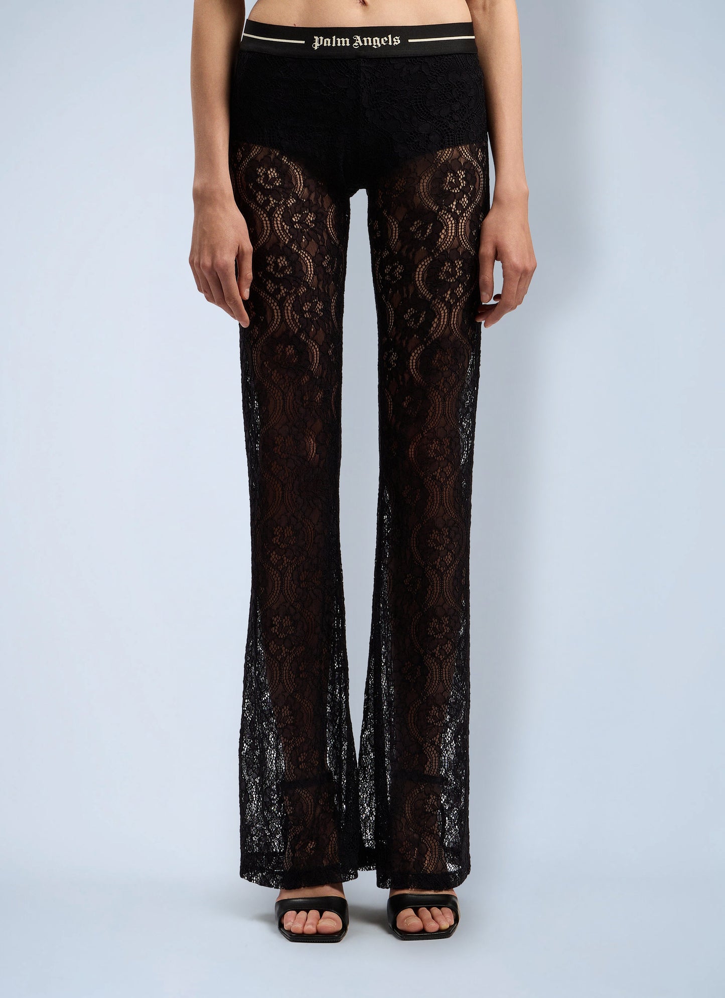 Palm Angels Women Classic Logo Lace Pants PALM ANGELS
