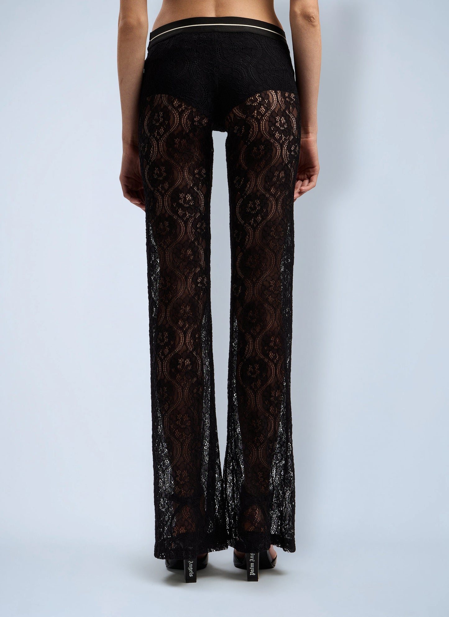 Palm Angels Women Classic Logo Lace Pants PALM ANGELS