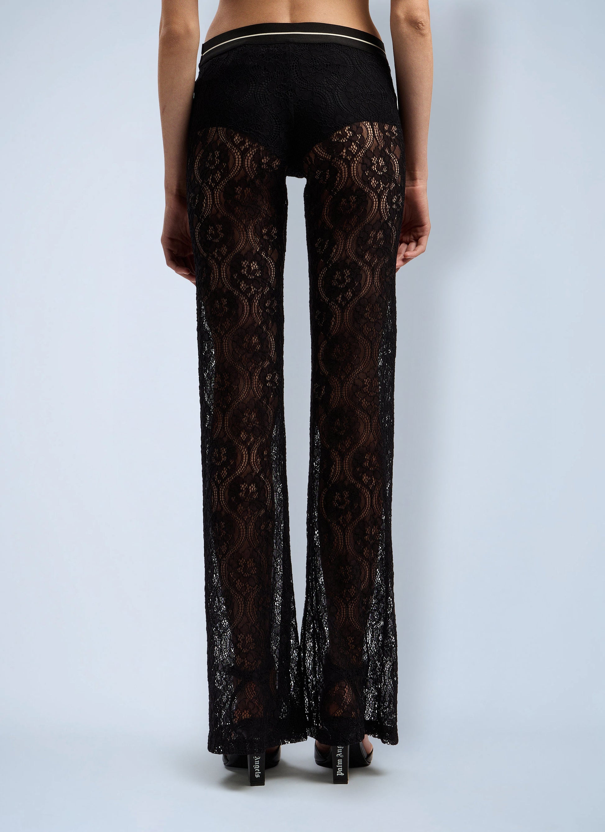 Palm Angels Women Classic Logo Lace Pants PALM ANGELS