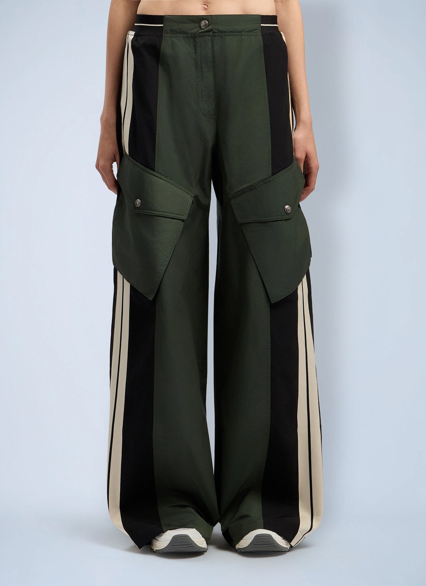 Palm Angels Women Panel Cargo Pants PALM ANGELS