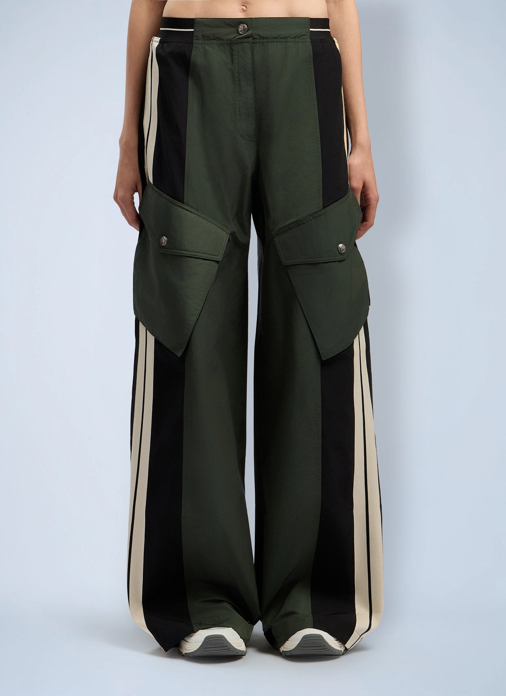 Palm Angels Women Panel Cargo Pants PALM ANGELS
