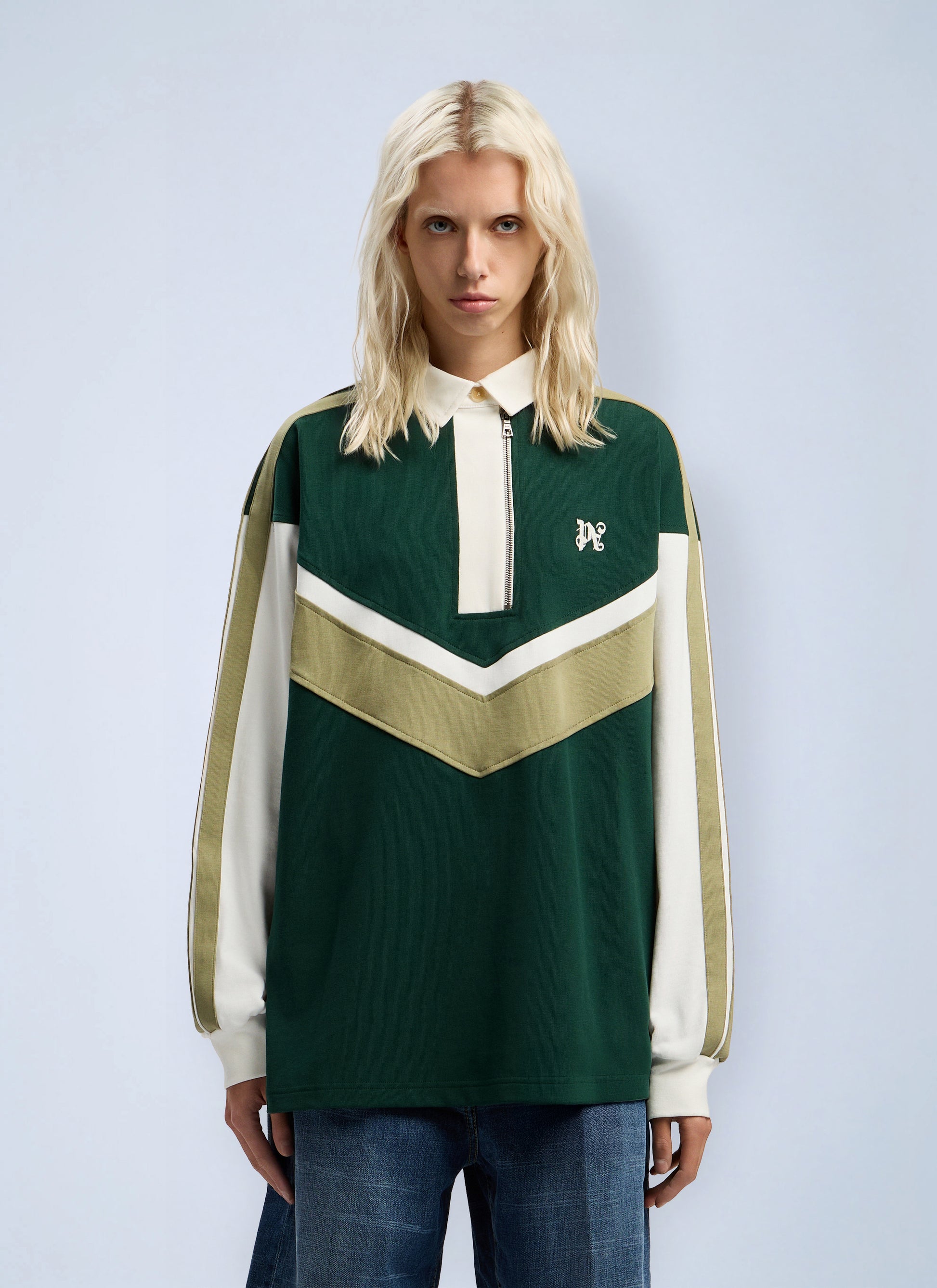 Palm Angels Women Monogram Polo Shirt PALM ANGELS
