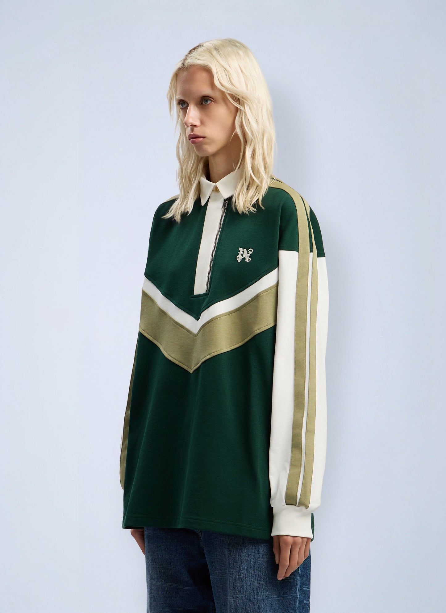 Palm Angels Women Monogram Polo Shirt PALM ANGELS