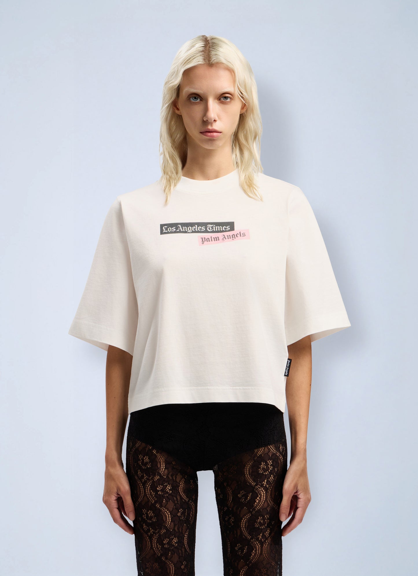 Palm Angels Women Paxlatimes Cropped T-Shirt PALM ANGELS