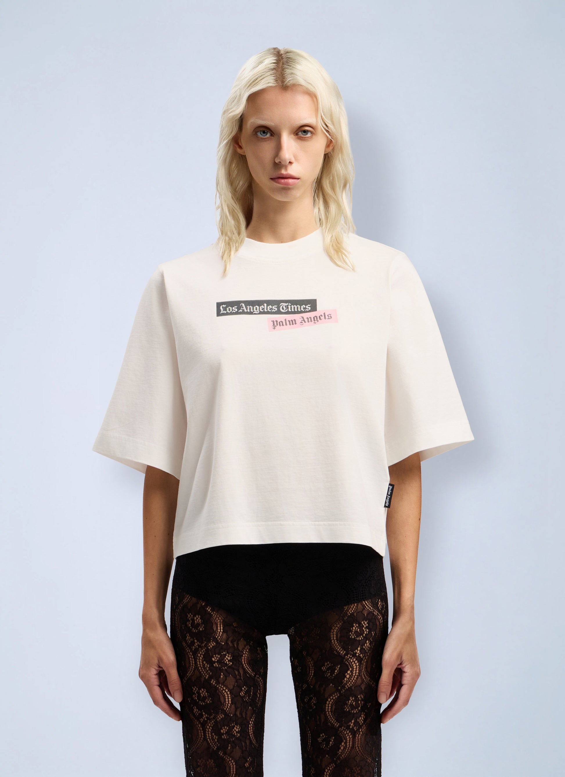 Palm Angels Women Paxlatimes Cropped T-Shirt PALM ANGELS