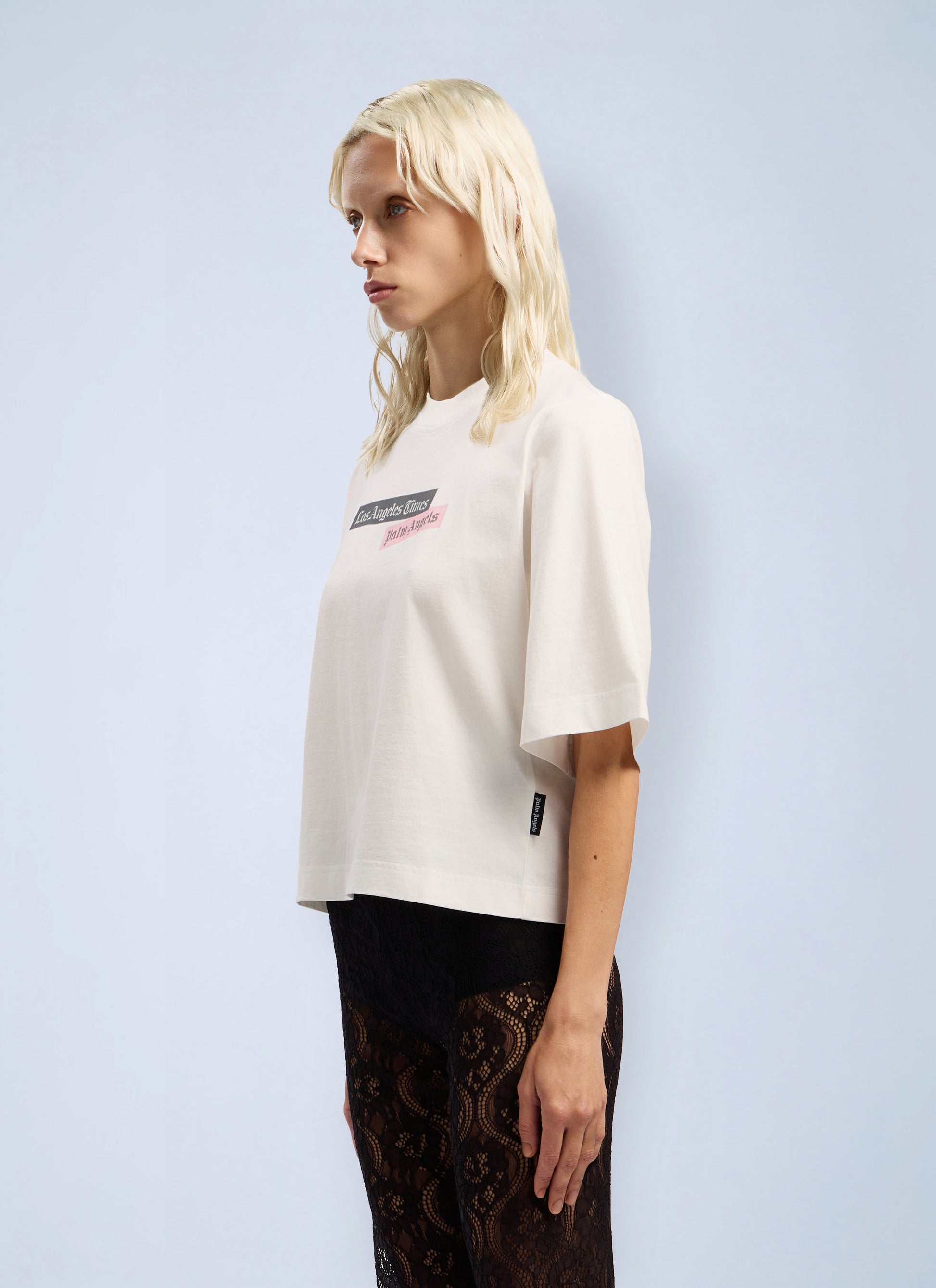 Palm Angels Women Paxlatimes Cropped T-Shirt PALM ANGELS