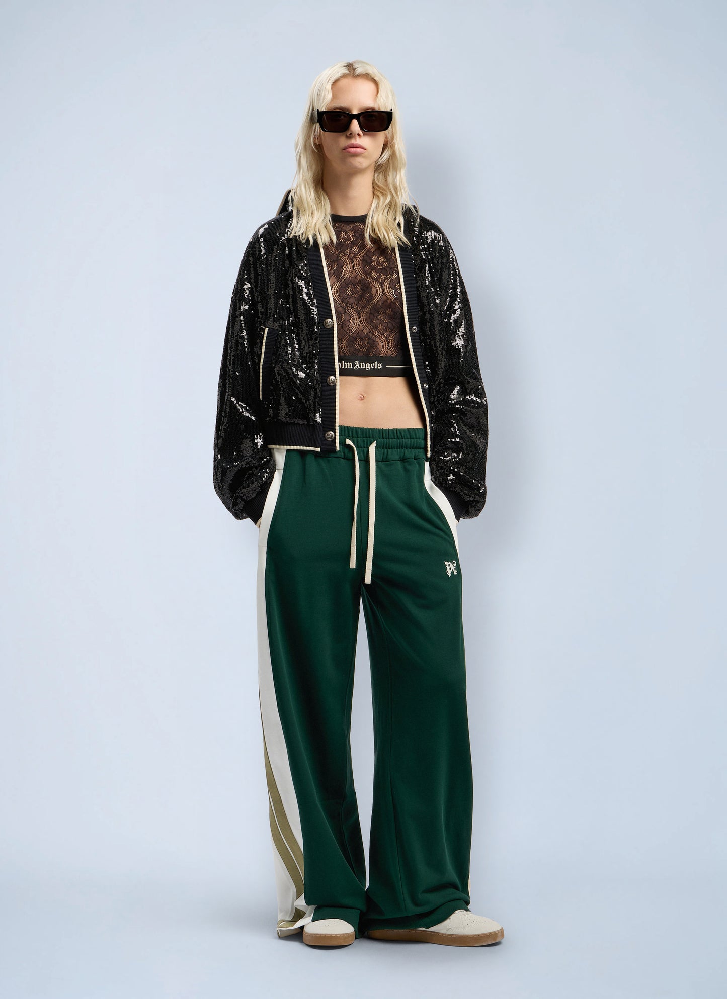 Palm Angels Women Monogram Track Pants PALM ANGELS