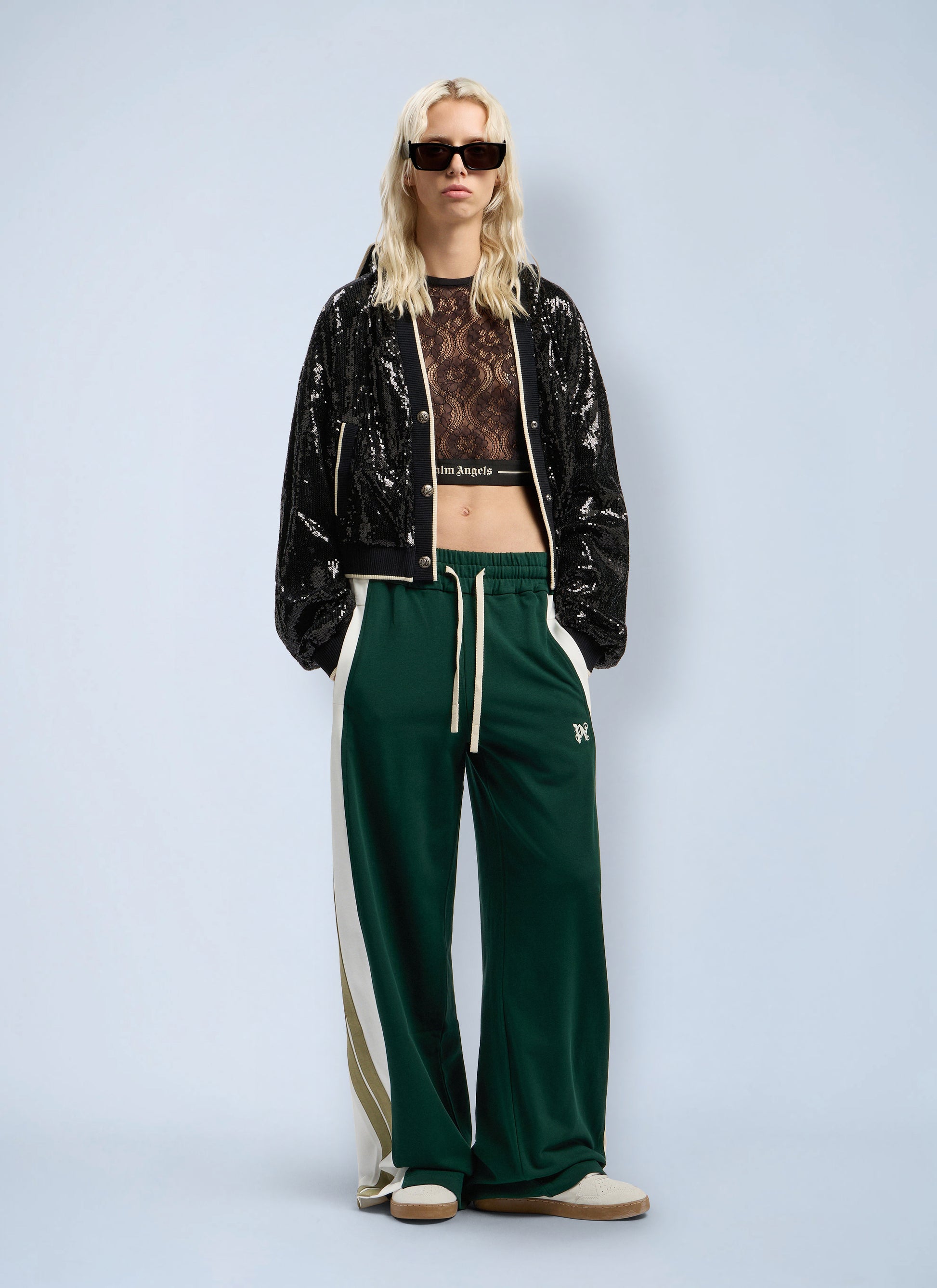 Palm Angels Women Monogram Track Pants PALM ANGELS