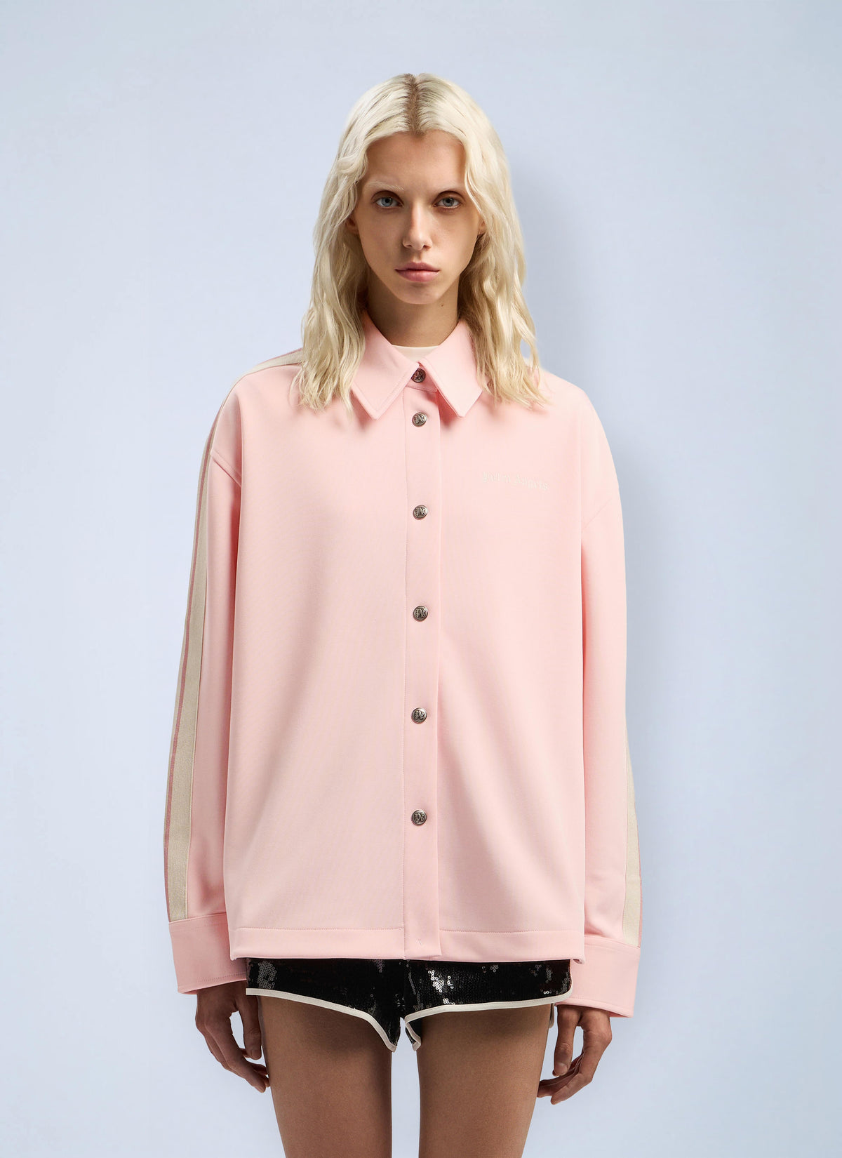 Palm Angels Women Classic Logo Tonal Track Shirt PALM ANGELS