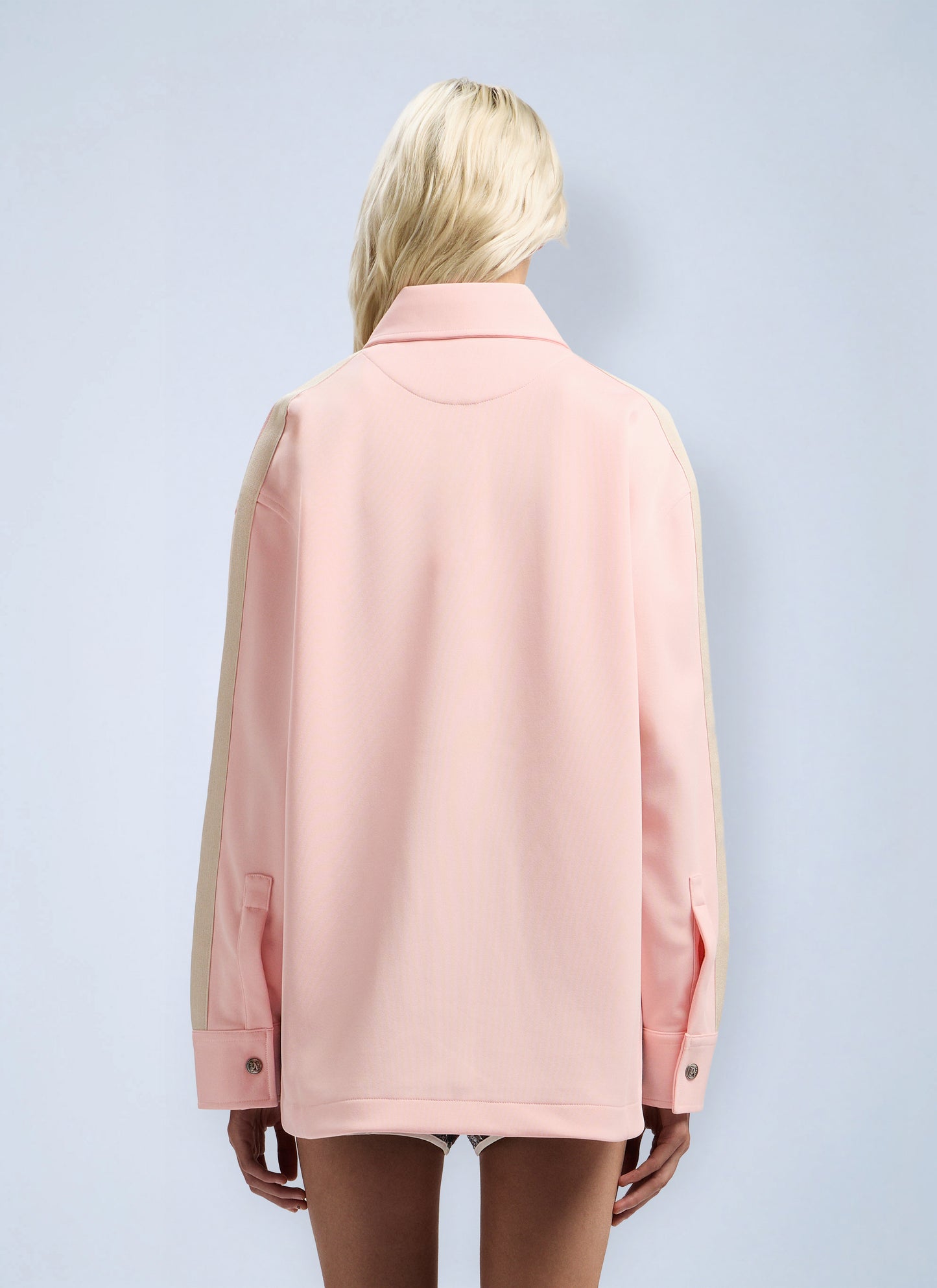 Palm Angels Women Classic Logo Tonal Track Shirt PALM ANGELS