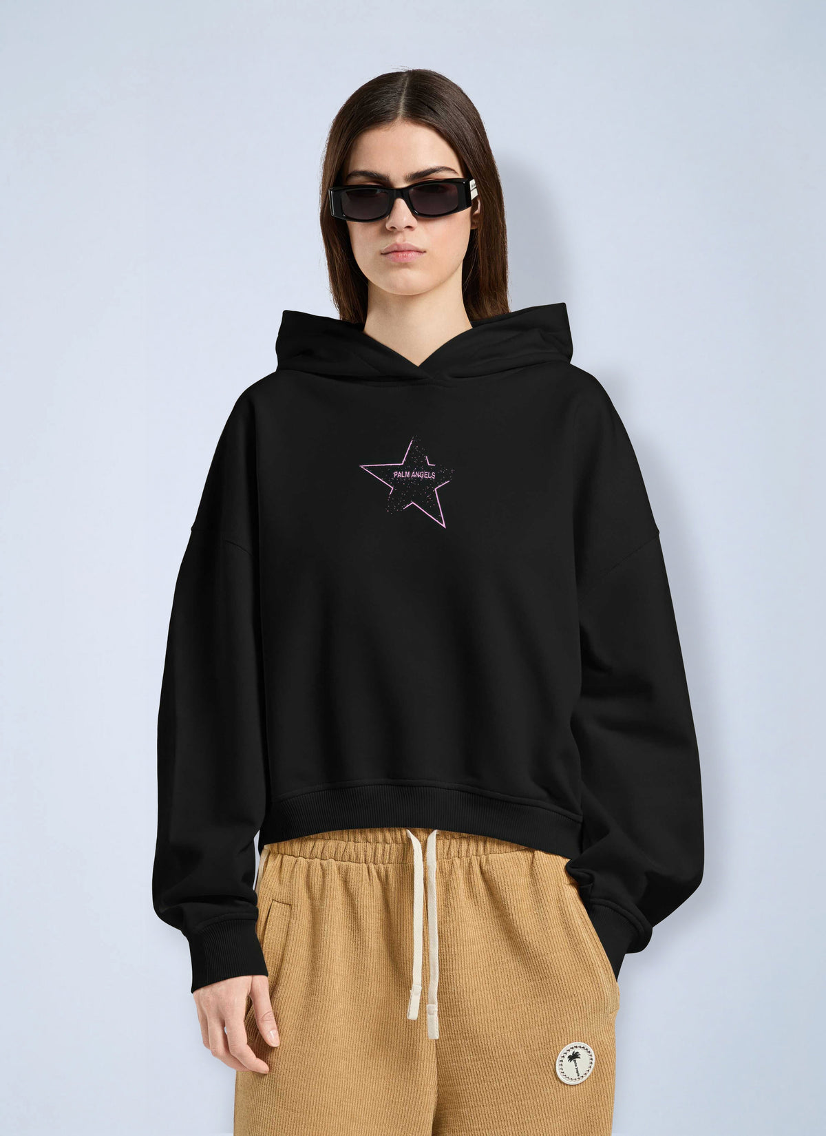 Palm Angels Women Icon Palm  Loose Hoodie PALM ANGELS