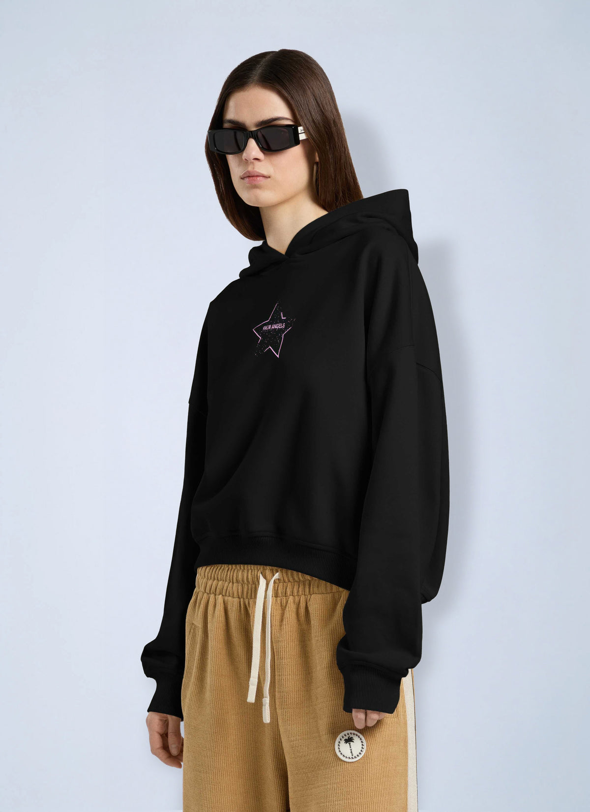 Palm Angels Women Icon Palm  Loose Hoodie PALM ANGELS