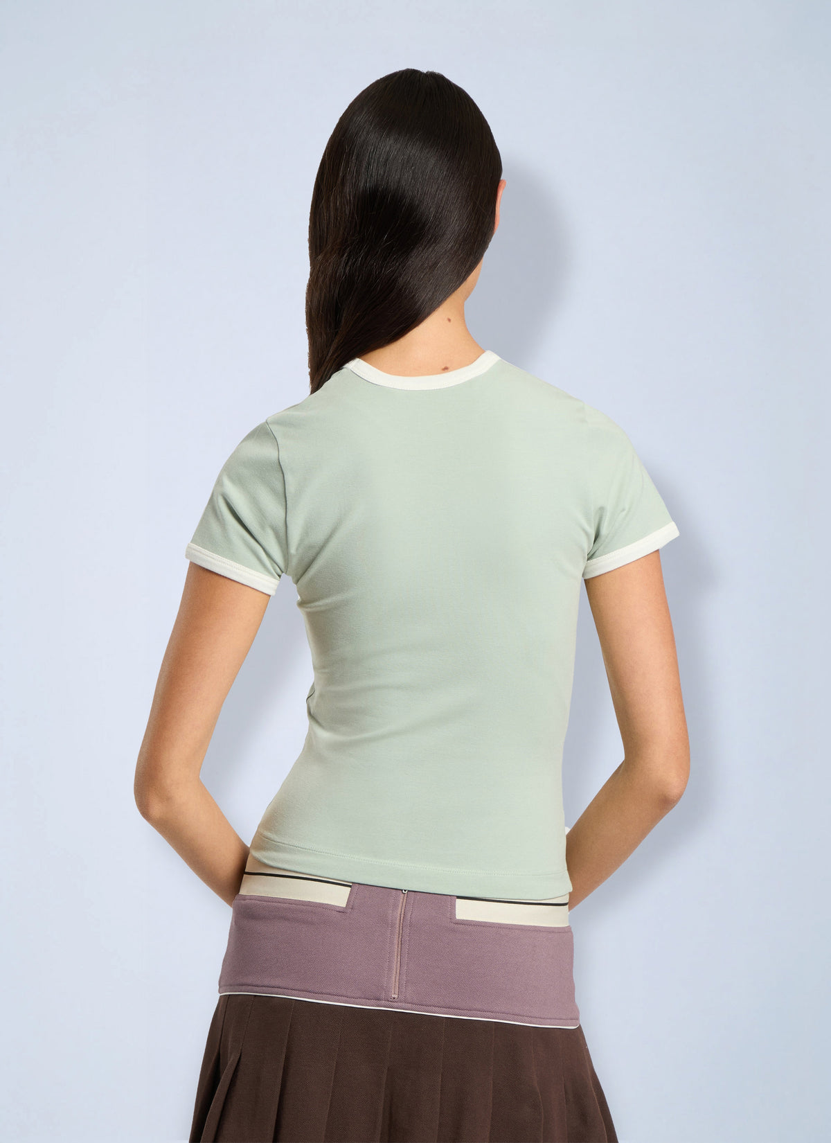 Palm Angels Women Cali Vibes Vintage Slim T-Shirt PALM ANGELS