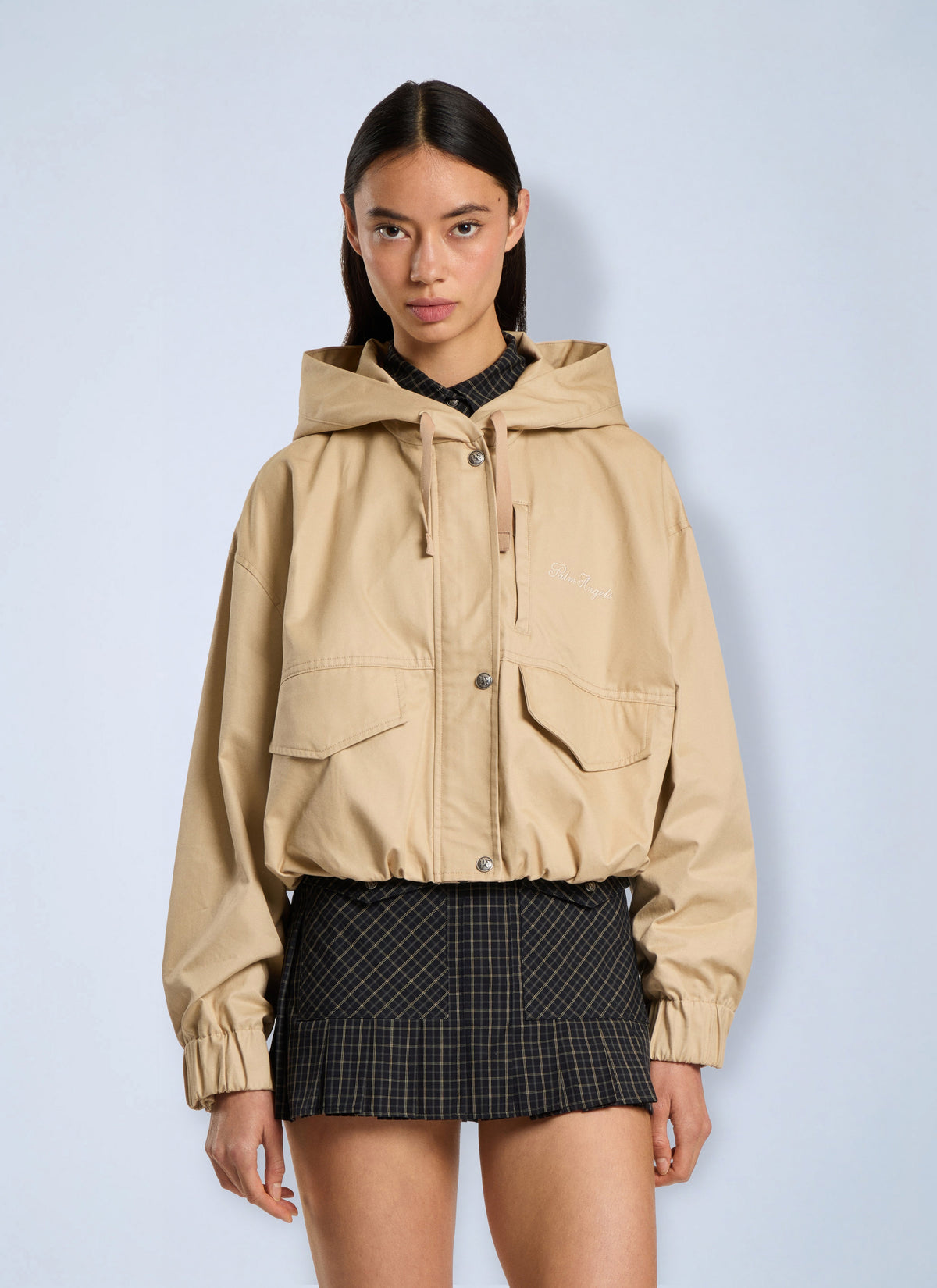 Palm Angels Women Palm Sway Loose Windbreaker PALM ANGELS