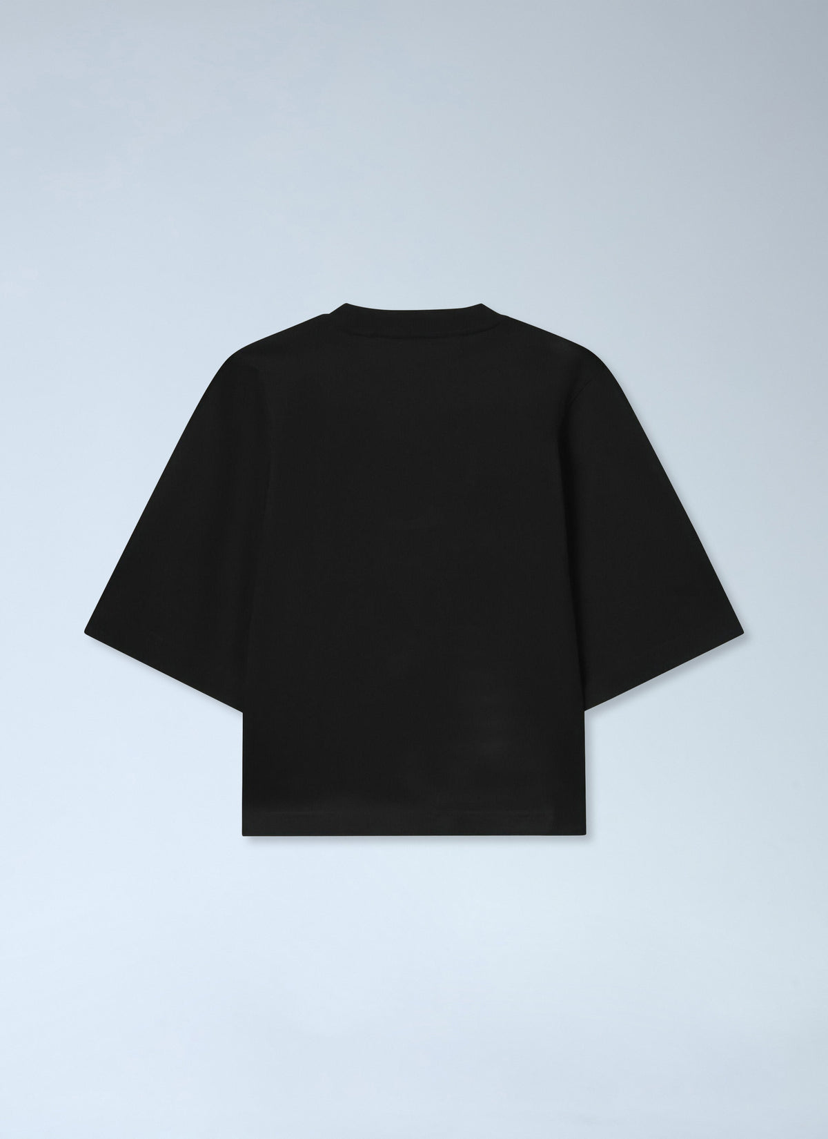 Palm Angels Women Curved Logo Boxy  T-Shirt PALM ANGELS