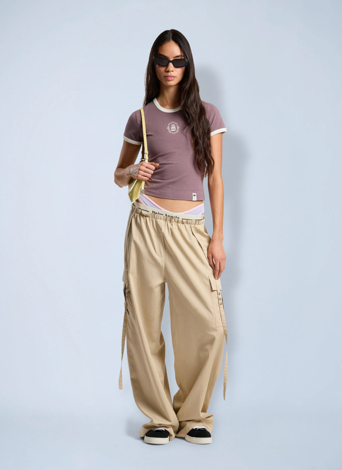 Palm Angels Women Lions Herald Slim T-Shirt PALM ANGELS