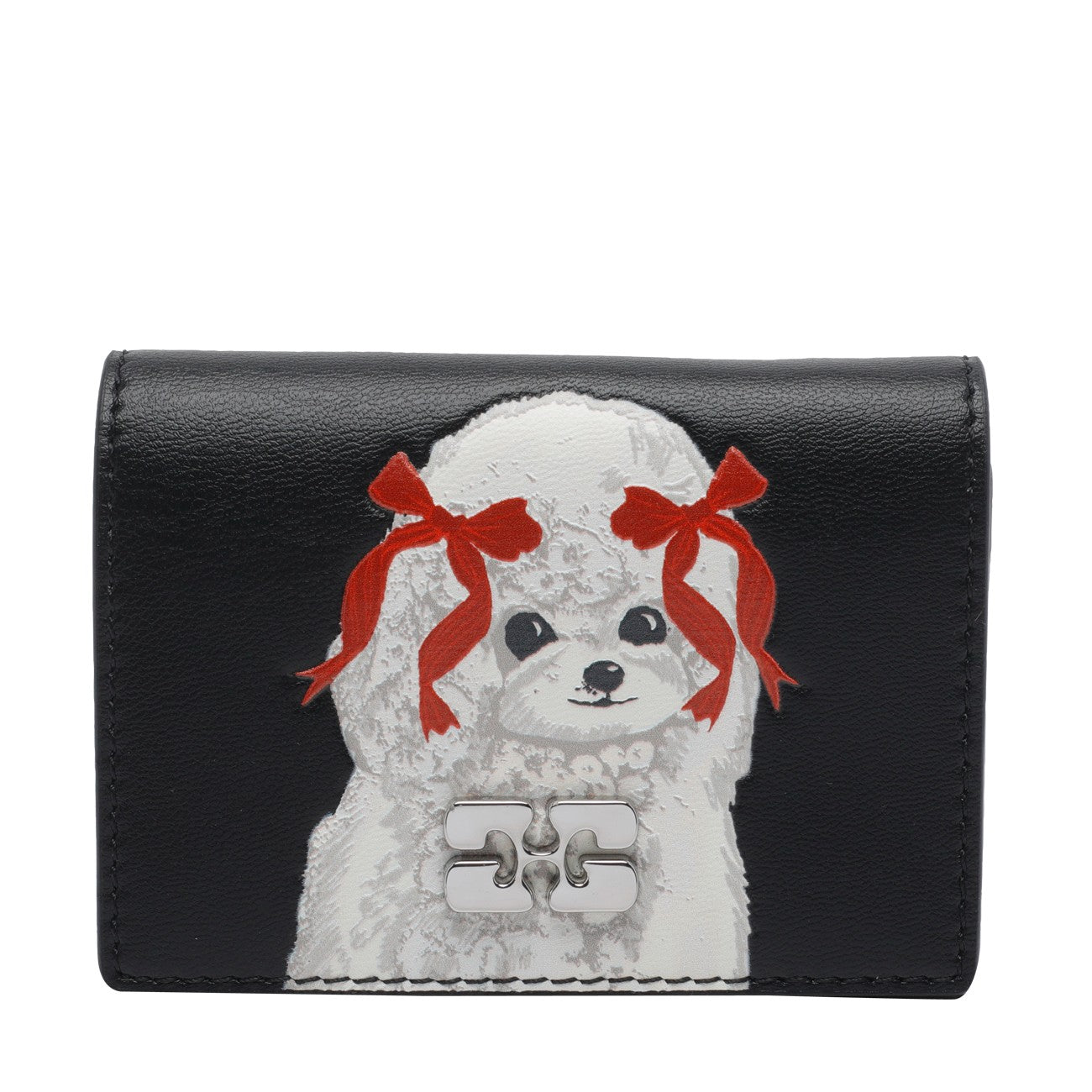 Ganni Women Poddle Logo Cards Holder GANNI