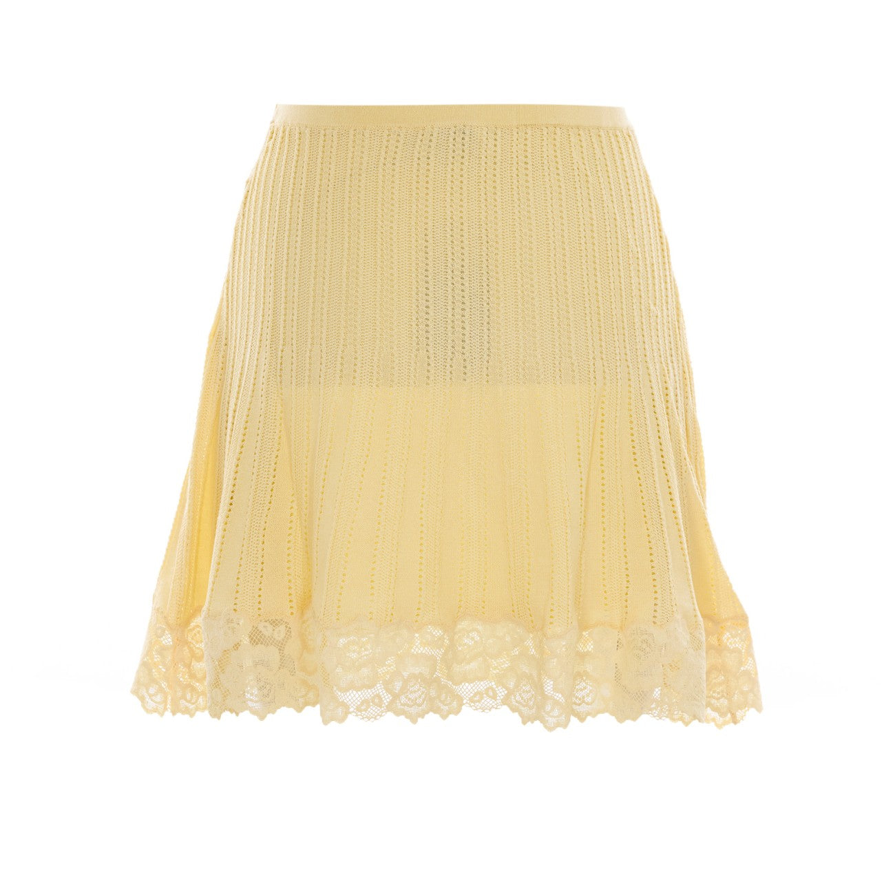 Self Portrait Women Pointelle Knit Mini Skirt SELF-PORTRAIT