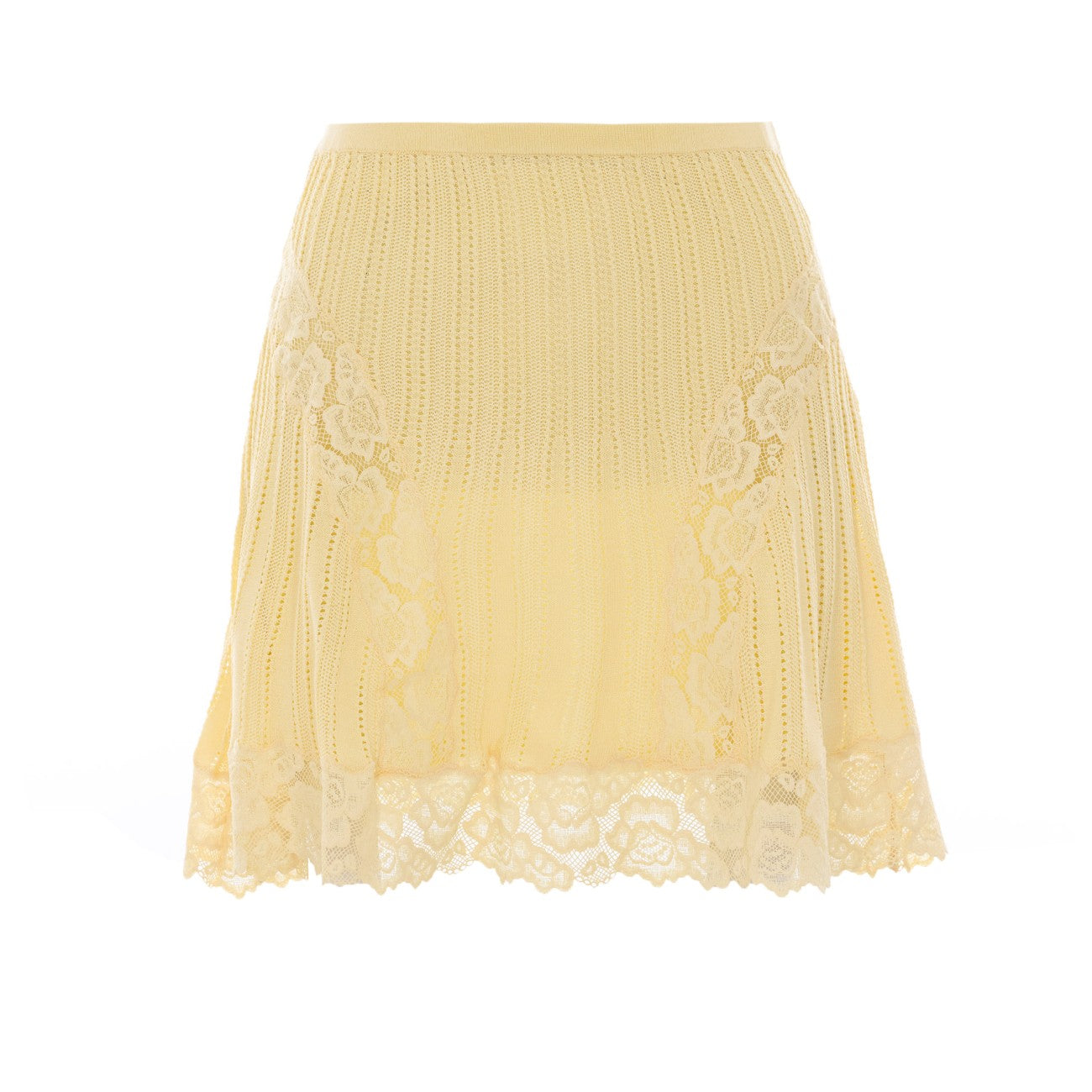 Self Portrait Women Pointelle Knit Mini Skirt SELF-PORTRAIT